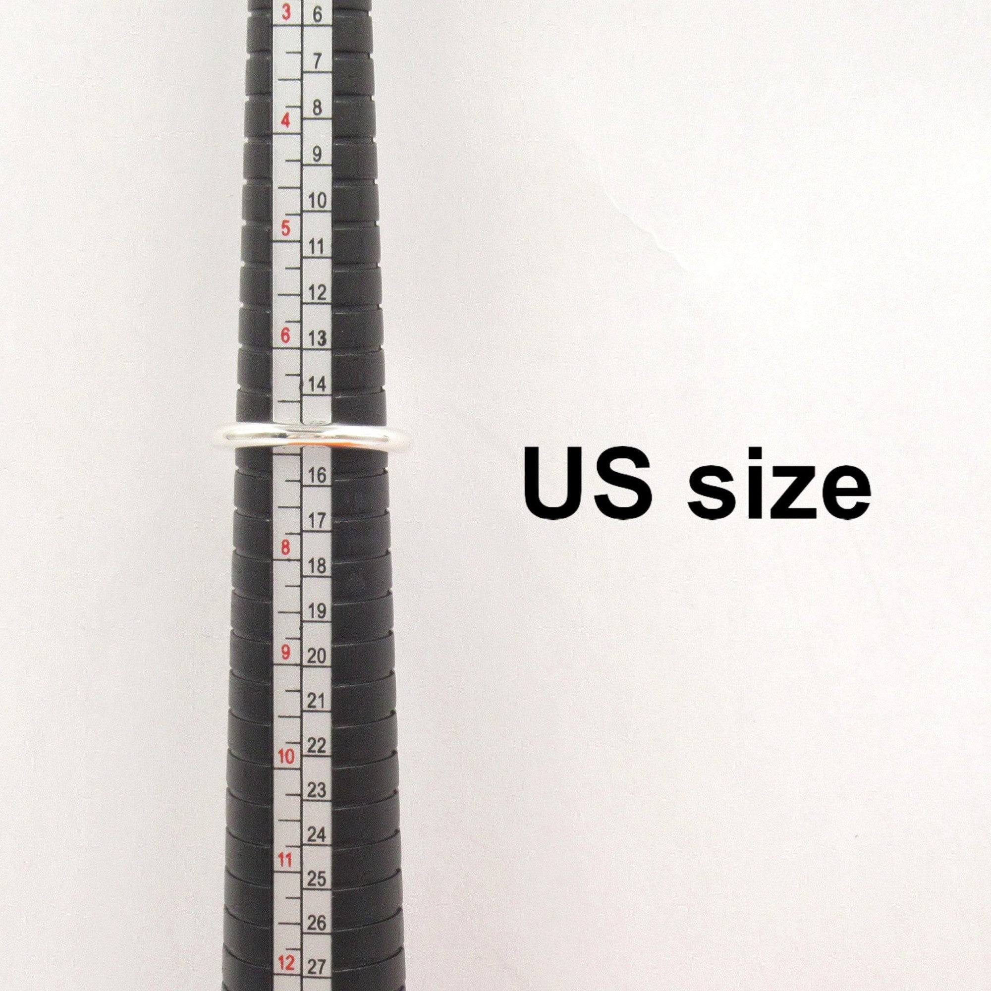 Hermes Silver Silver 925 Band Ring (Pre-Owned)