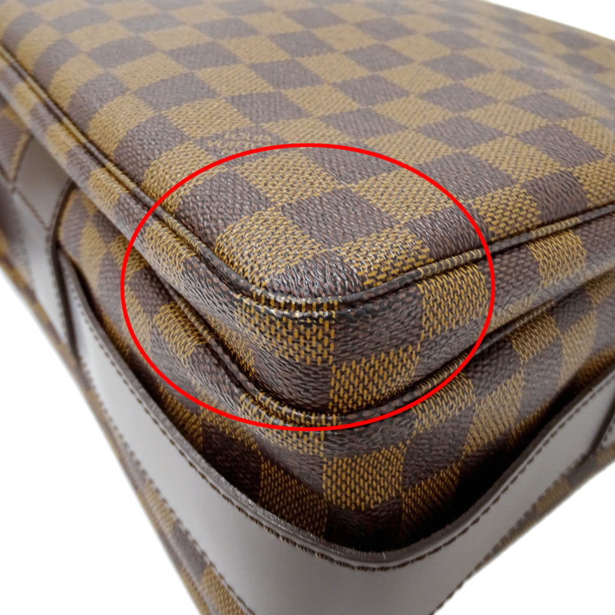 Louis Vuitton Brown Damier Canvas Damier Canvas Handbag Shoulder Bag (Pre-Owned)