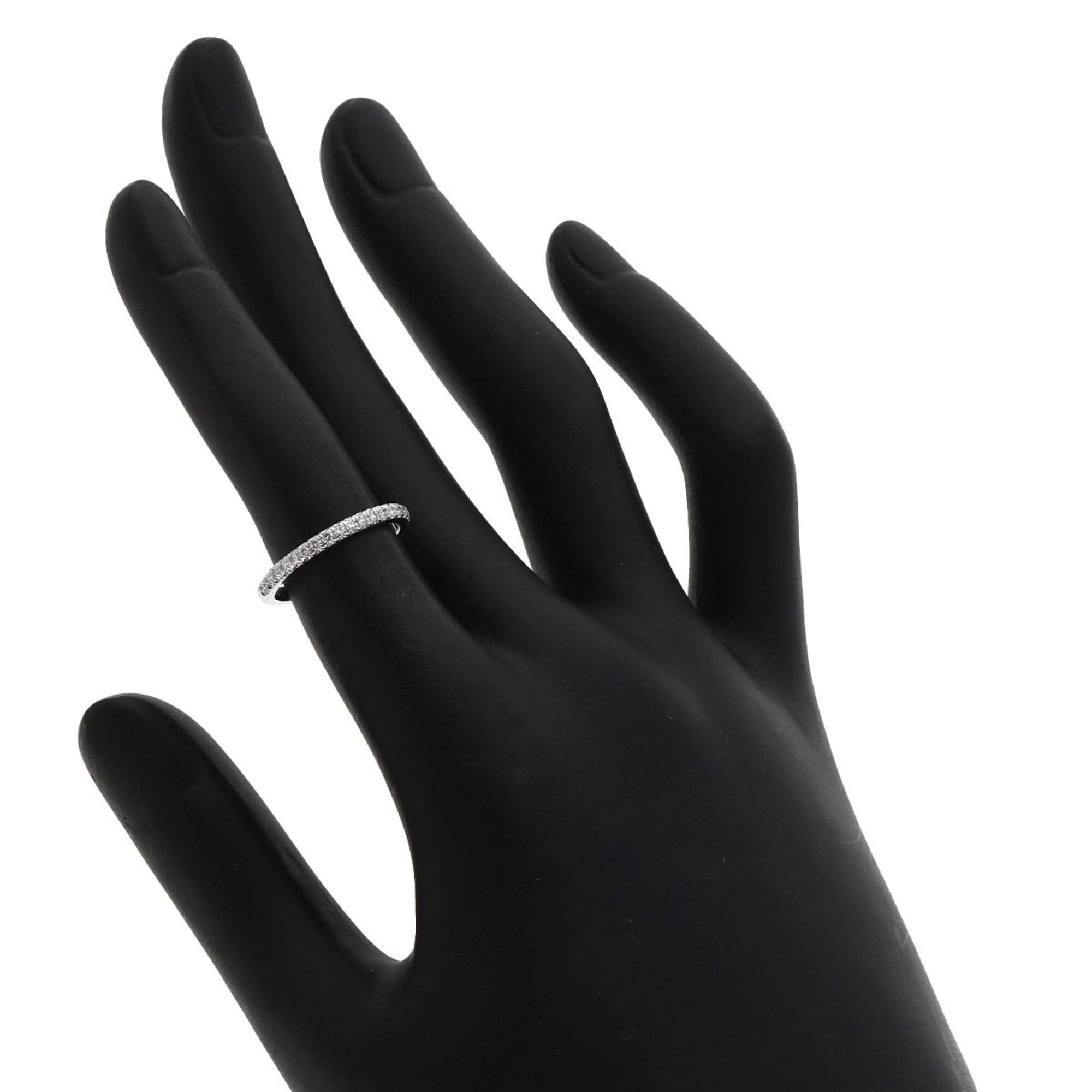 Tiffany Platinum Platinum 950 Band Ring (Pre-Owned)