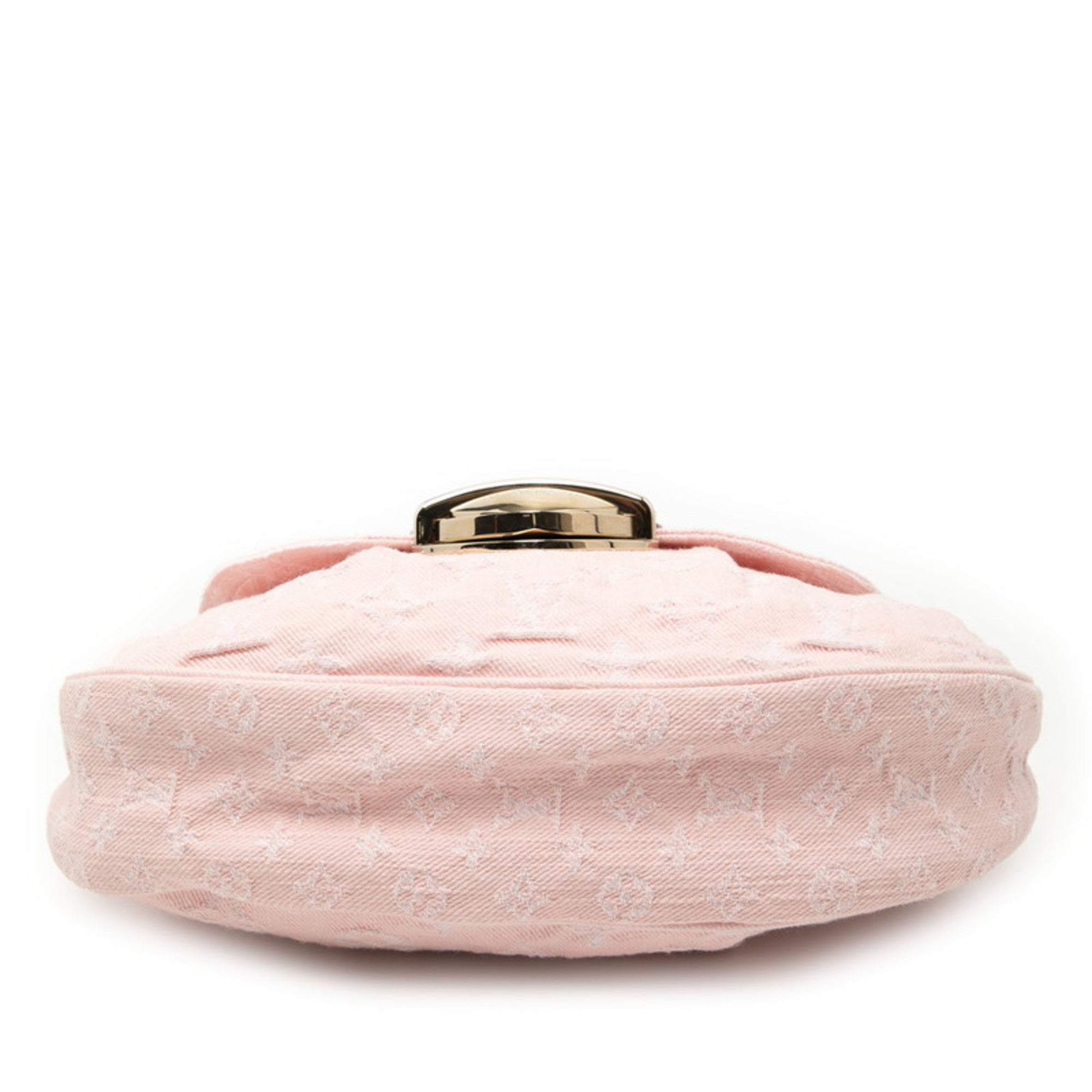 Louis Vuitton Pink Denim Shoulder Bag (Pre-Owned)