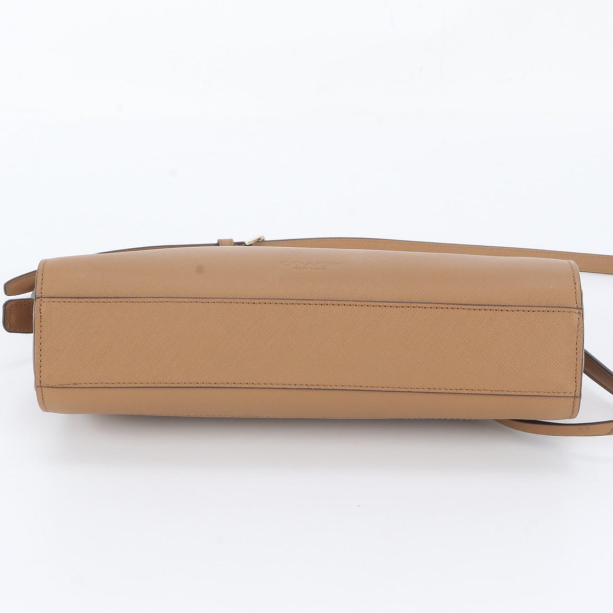 Coach Brown Camel Leather Shoulder Bag (Pre-Owned)