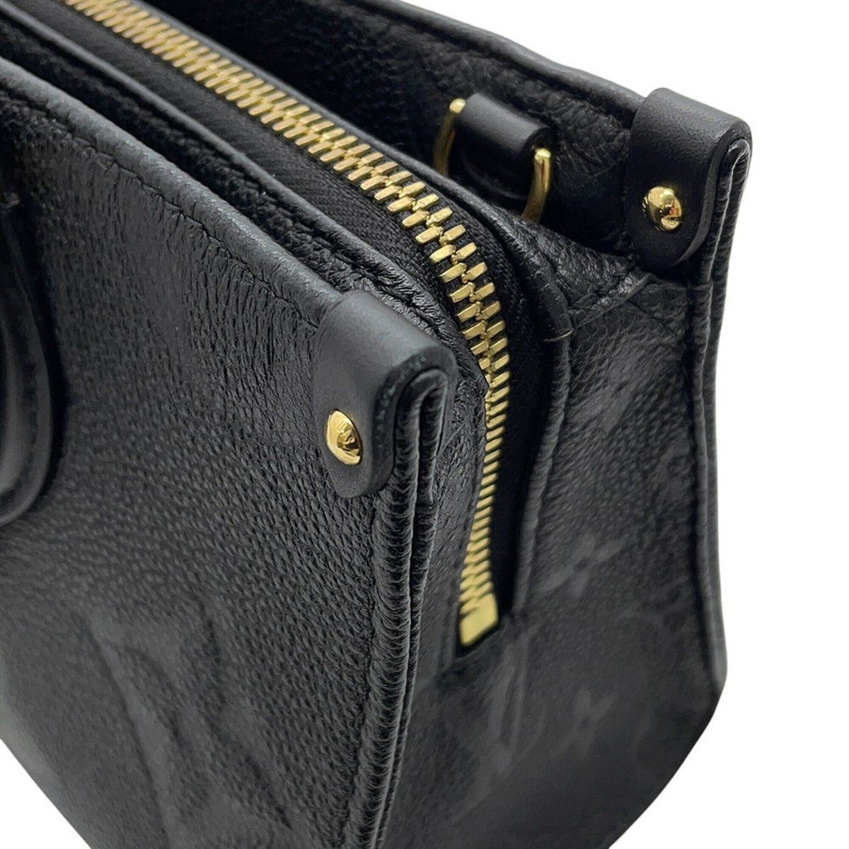 Louis Vuitton Black Monogram Noir Monogram Empreinte Handbag (Pre-Owned)