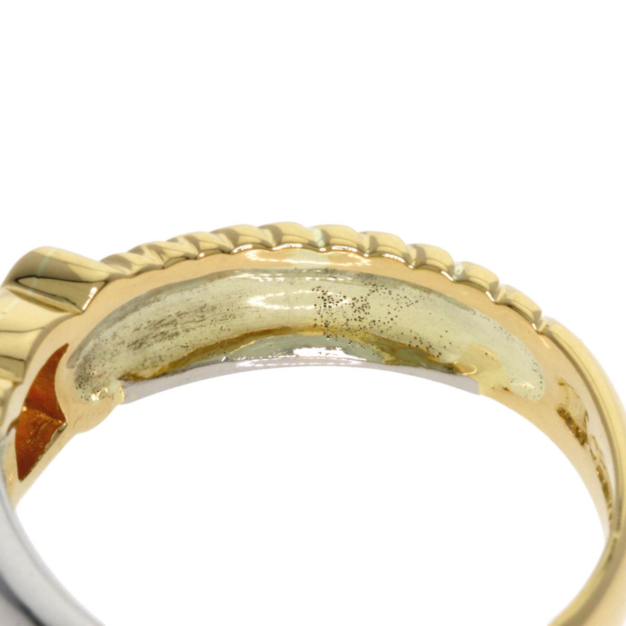 Celine Yellow Gold (18K) Platinum 900 Band Ring (Pre-Owned)