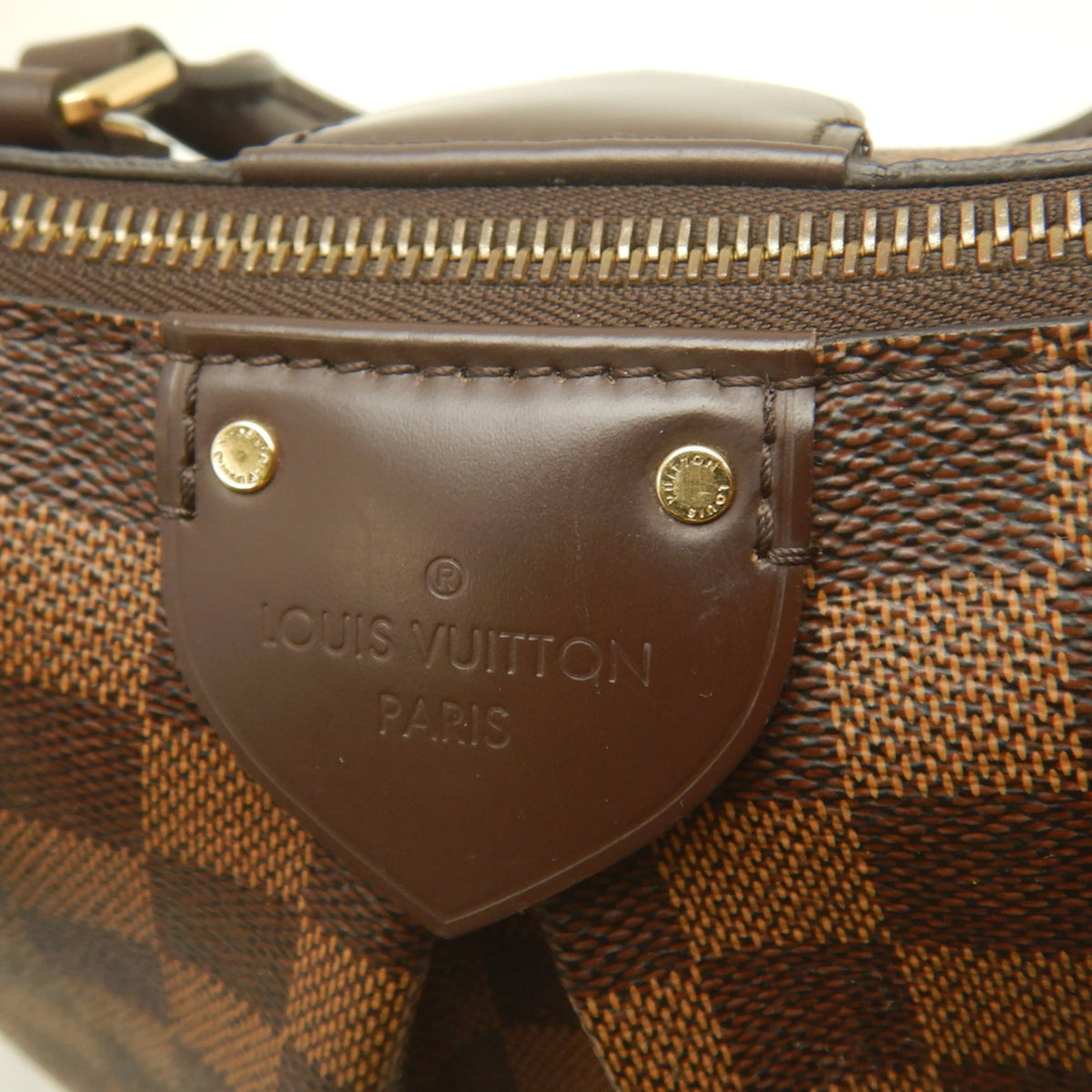 Louis Vuitton Ebene Damier Canvas Handbag (Pre-Owned)