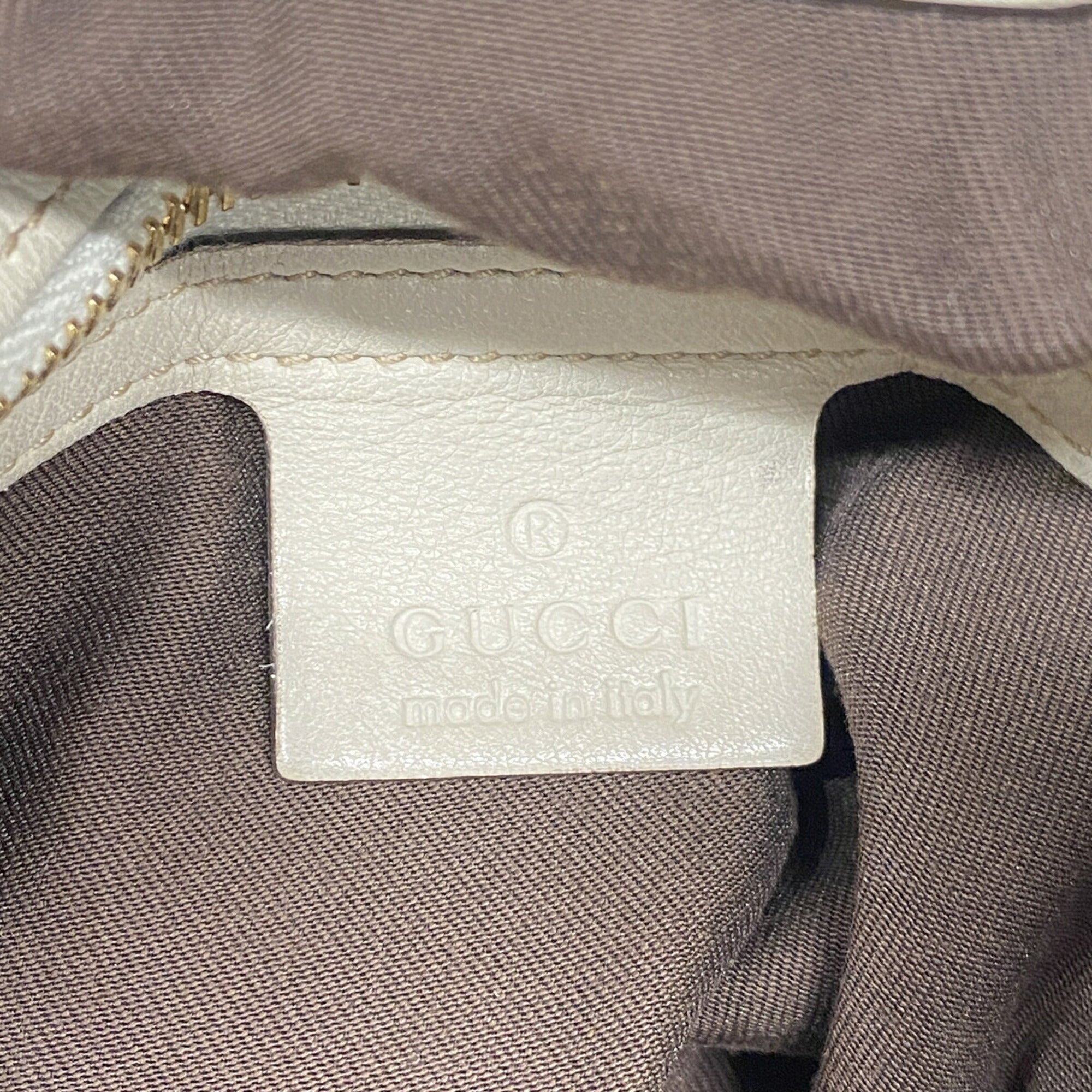 Gucci Brown Canvas Handbag (Pre-Owned)