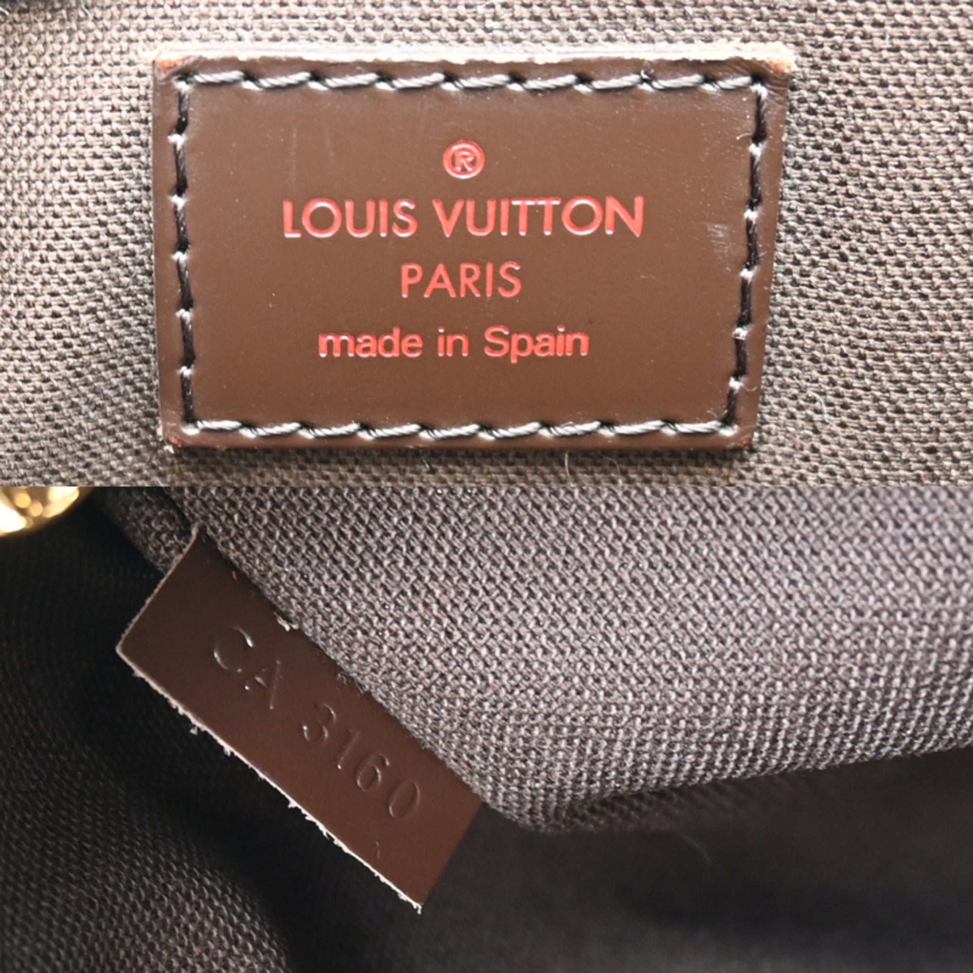 Louis Vuitton Brown Damier Canvas Shoulder Bag (Pre-Owned)