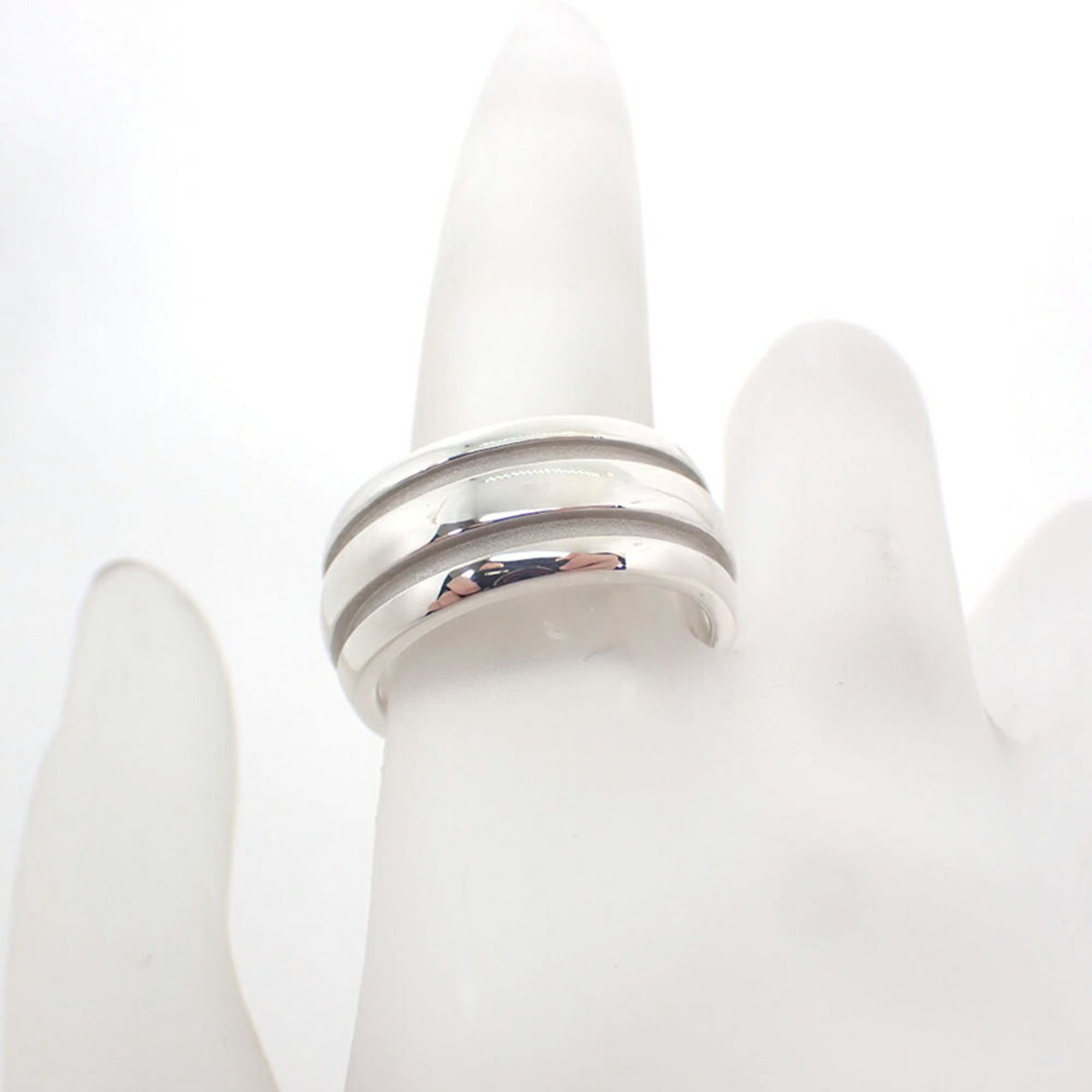Tiffany Sterling Silver 925 Band Ring (Pre-Owned)