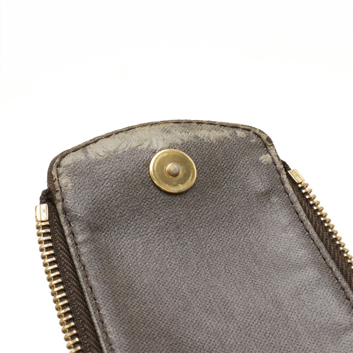 Louis Vuitton Brown Pvc Coated Canvas Pouch (Pre-Owned)