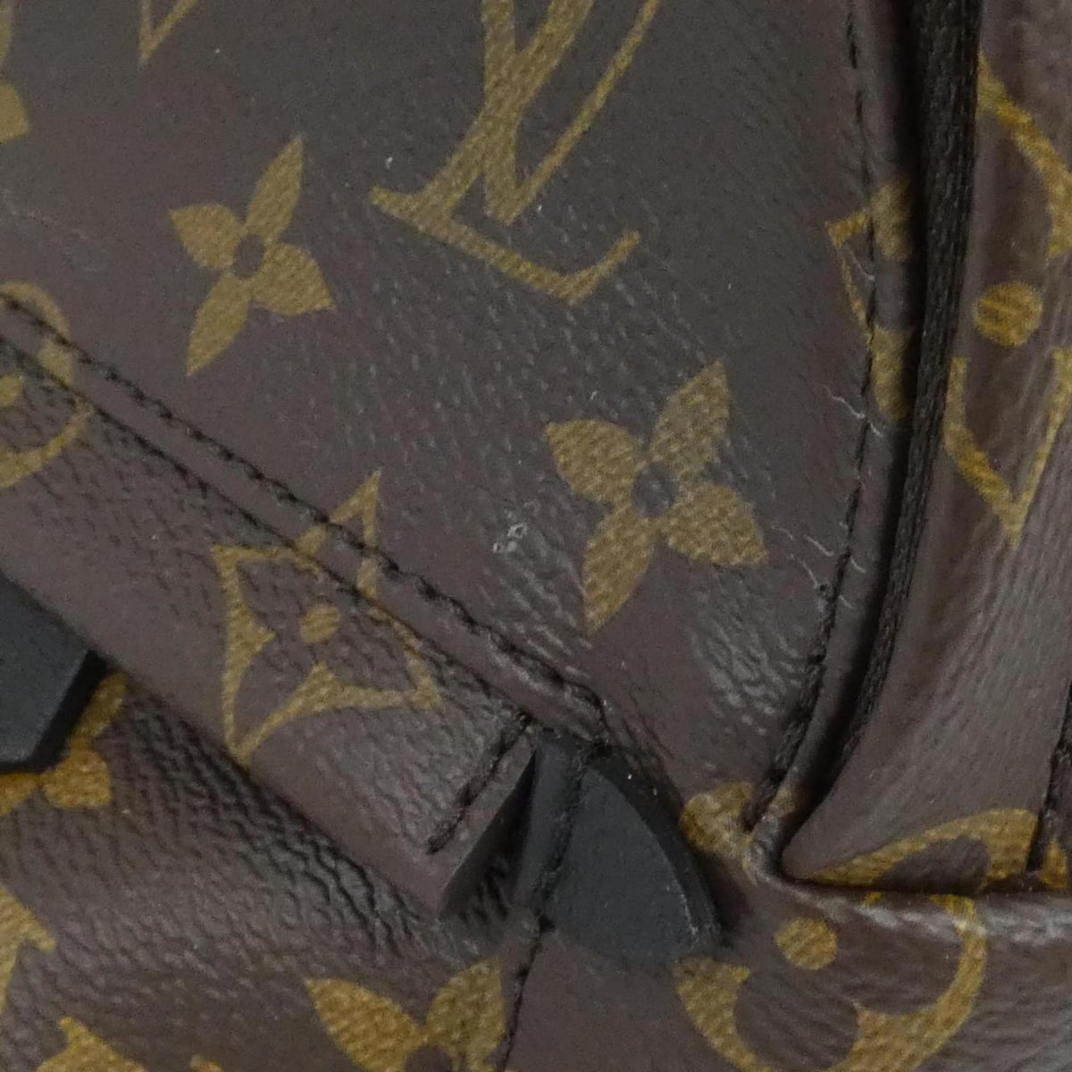 Louis Vuitton Marron Coated Canvas Backpack (Pre-Owned)