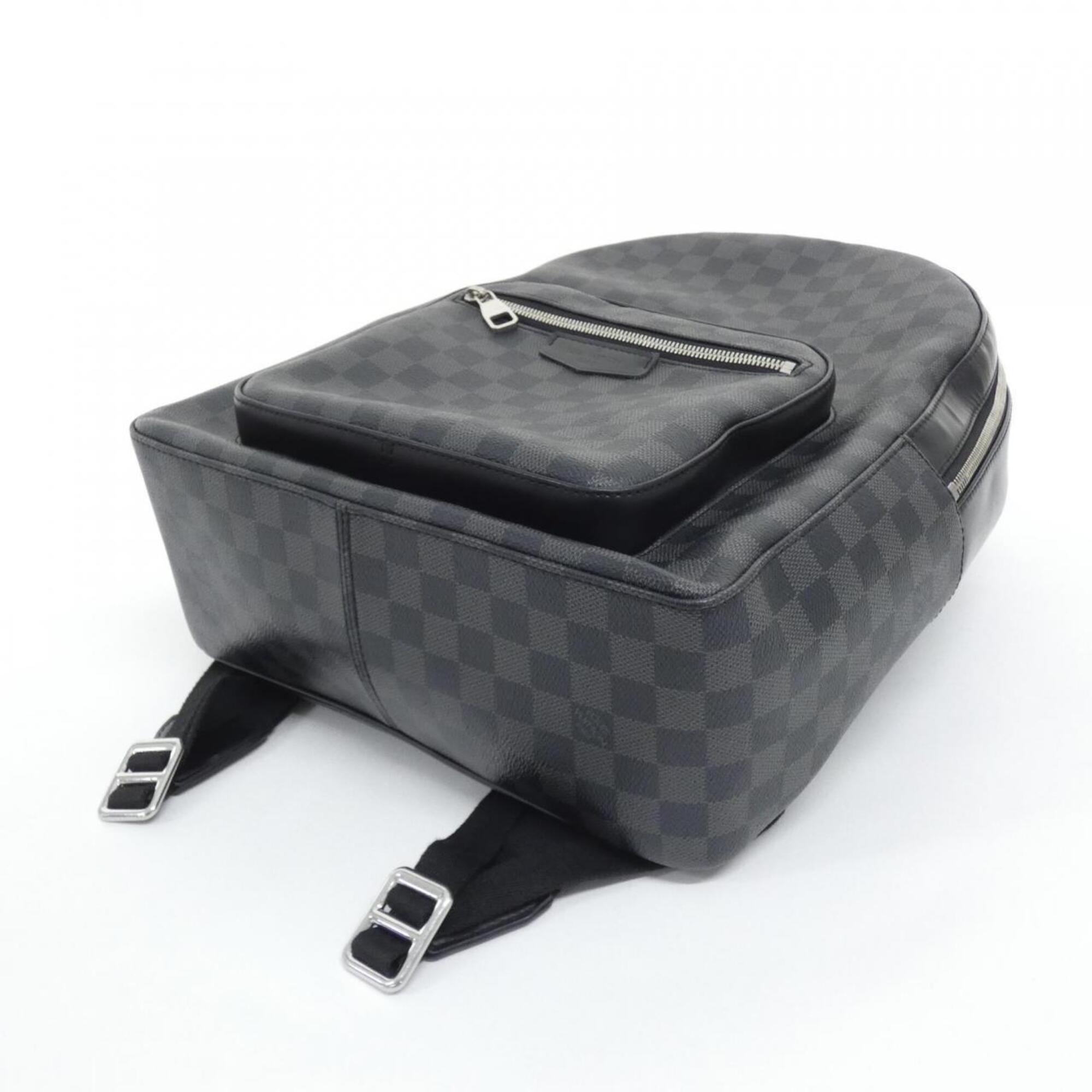 Louis Vuitton Graphite Coated Canvas Backpack (Pre-Owned)