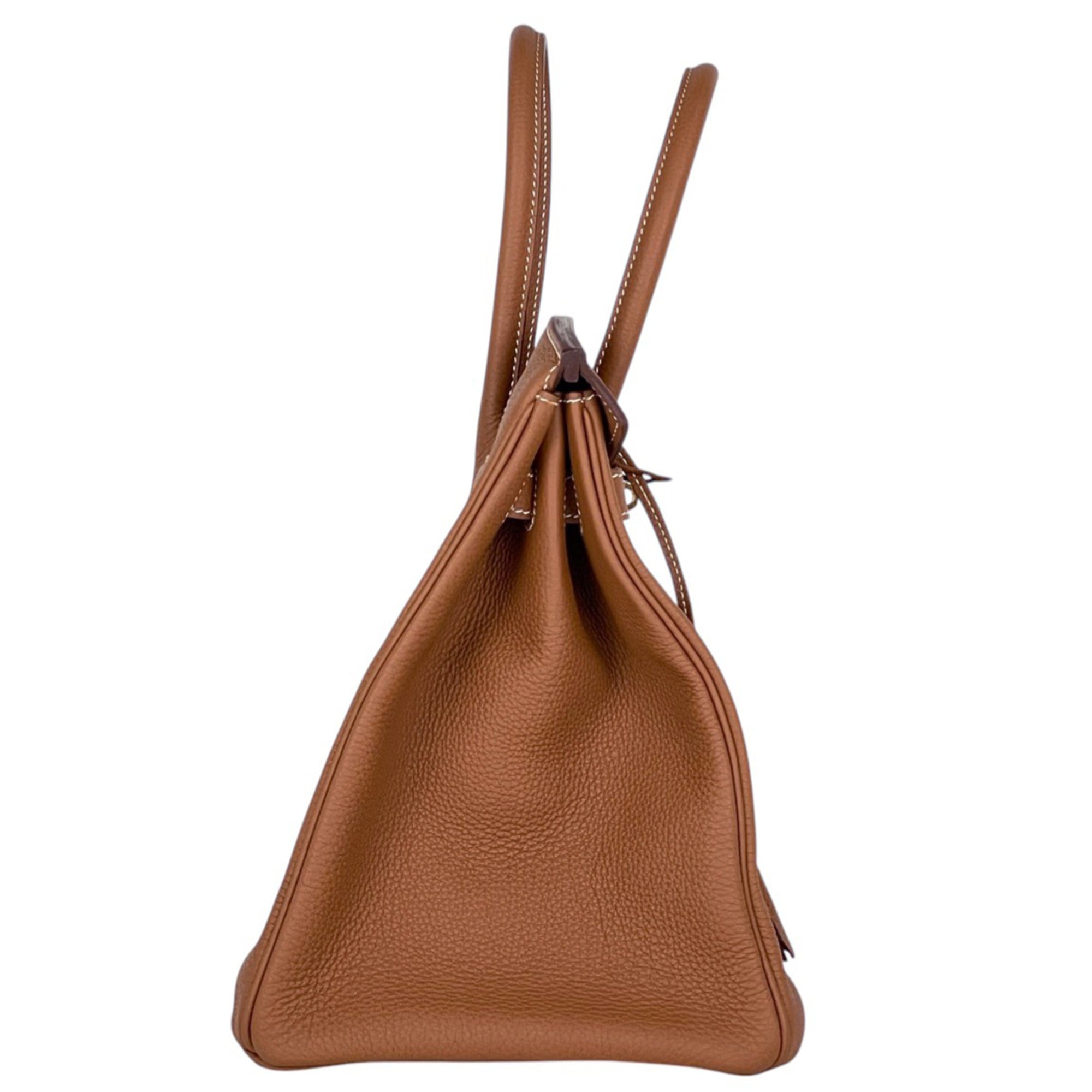 Hermes Birkin Brown Togo Leather Handbag (Pre-Owned)