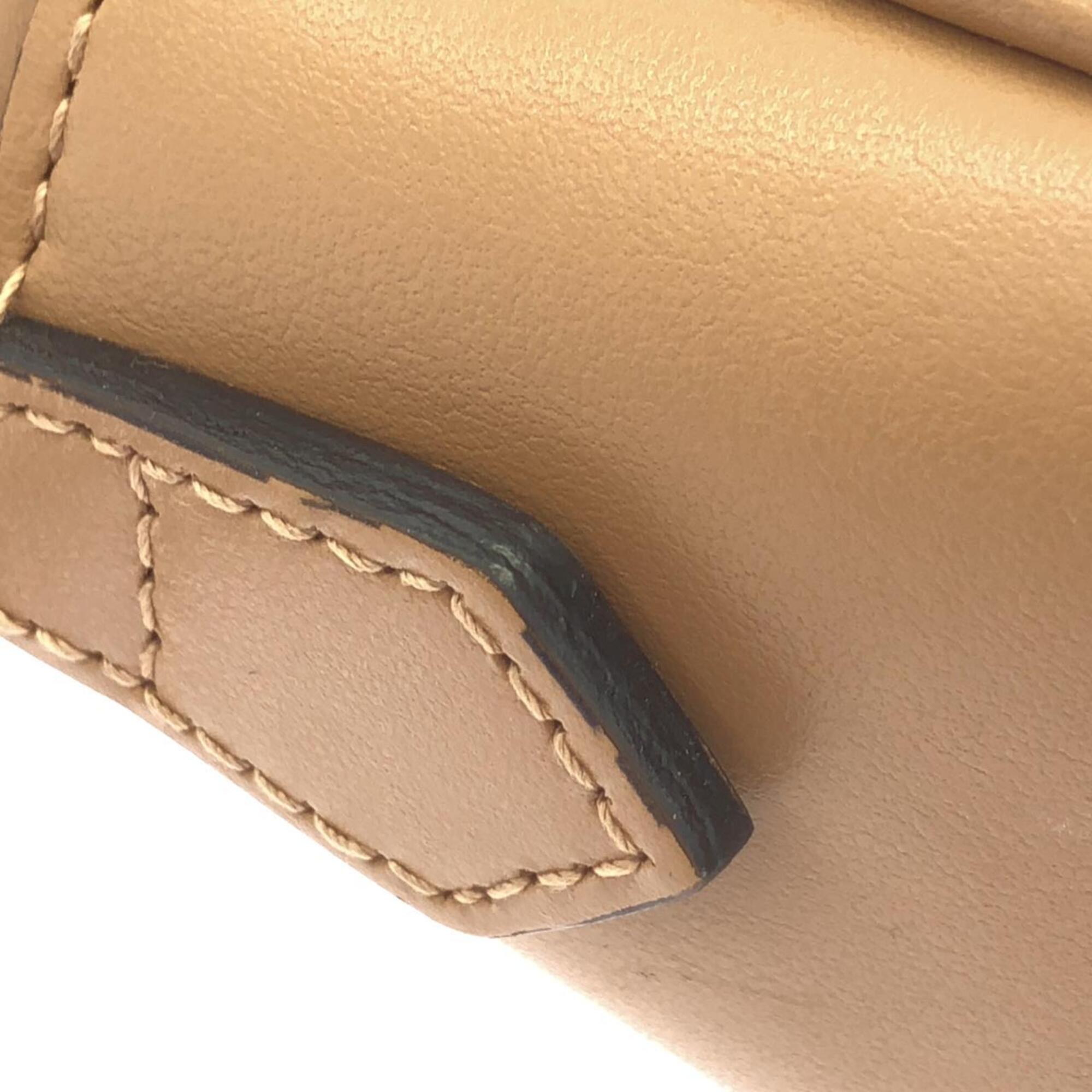 Gucci Beige Quilting Leather Shoulder Bag (Pre-Owned)