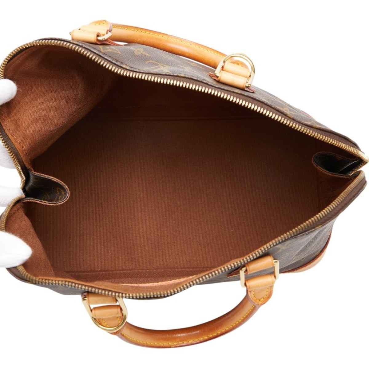 Louis Vuitton Brown Pvc Leather Handbag (Pre-Owned)
