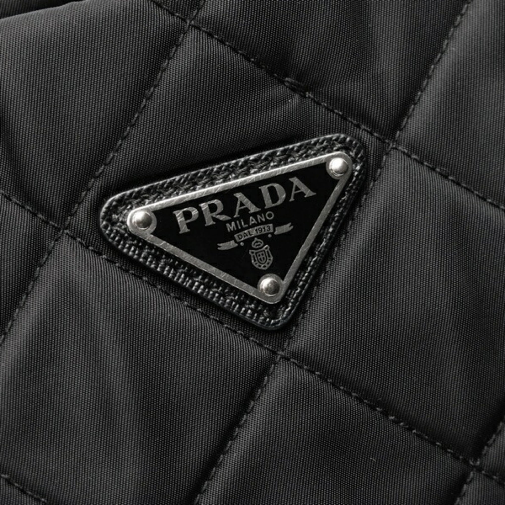 Prada Black Nylon Tote Bag (Pre-Owned)