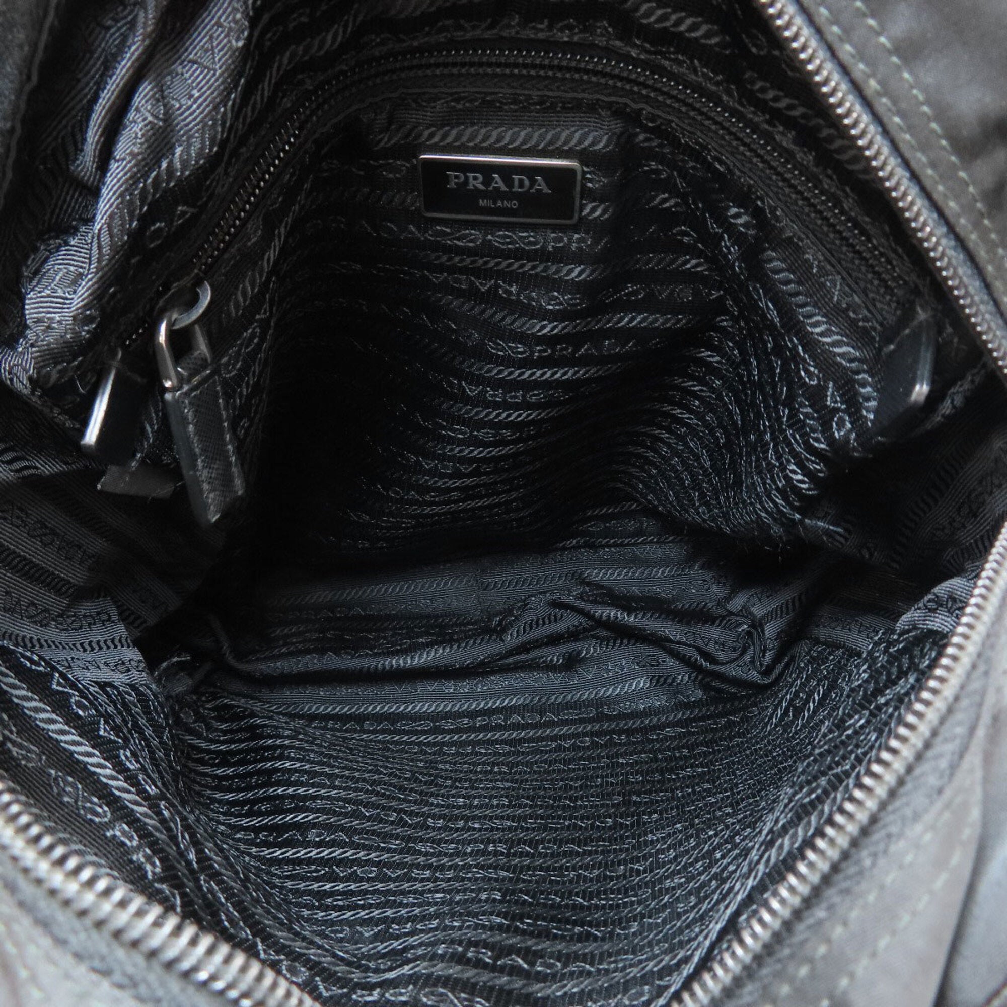 Prada Black Nylon Shoulder Bag (Pre-Owned)