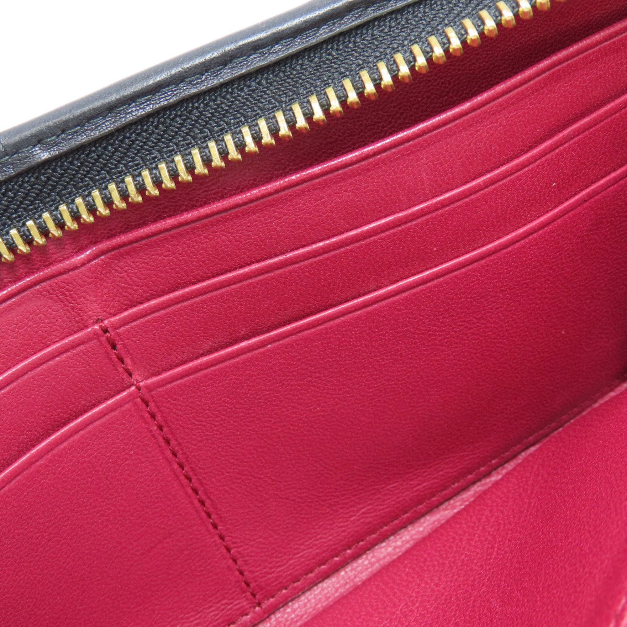 Loewe Black Leather Long Wallet (Bi-Fold) (Pre-Owned)