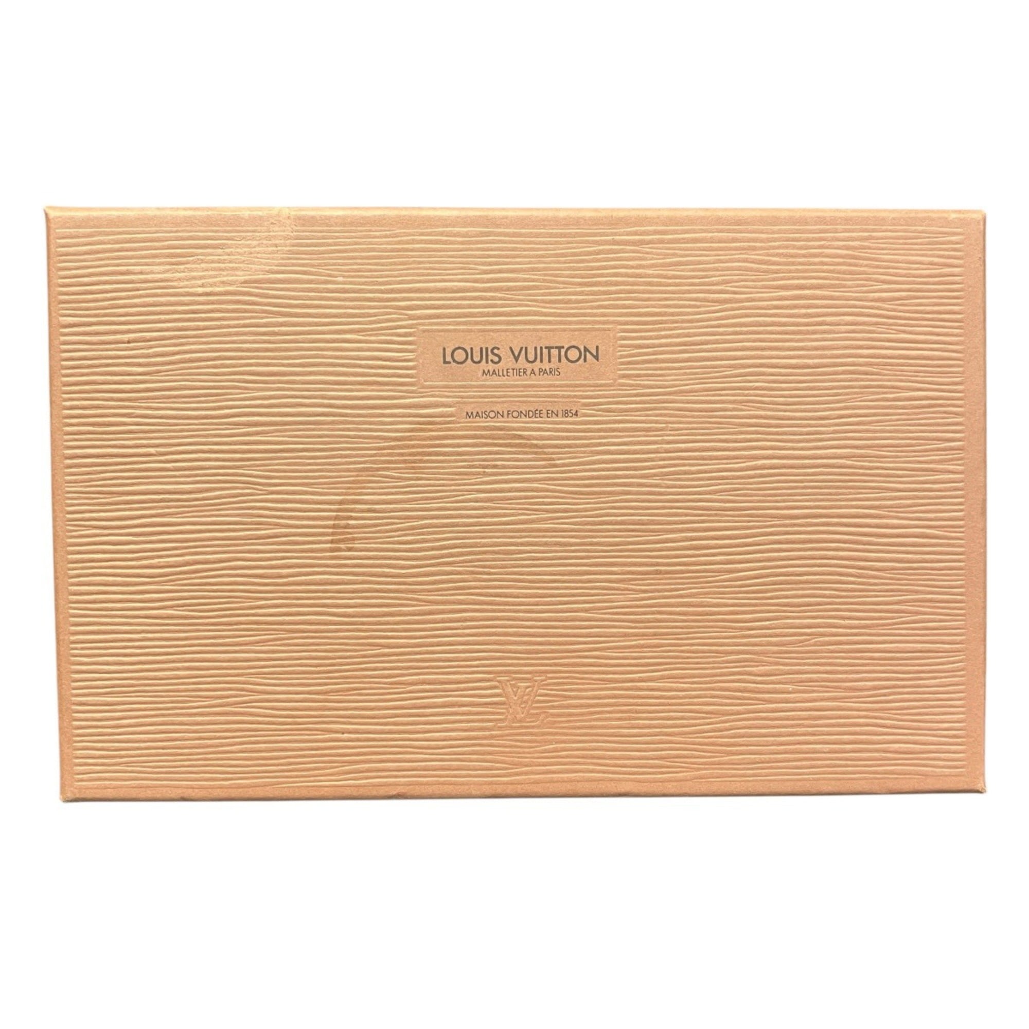 Louis Vuitton Brown Leather Long Wallet (Bi-Fold) (Pre-Owned)