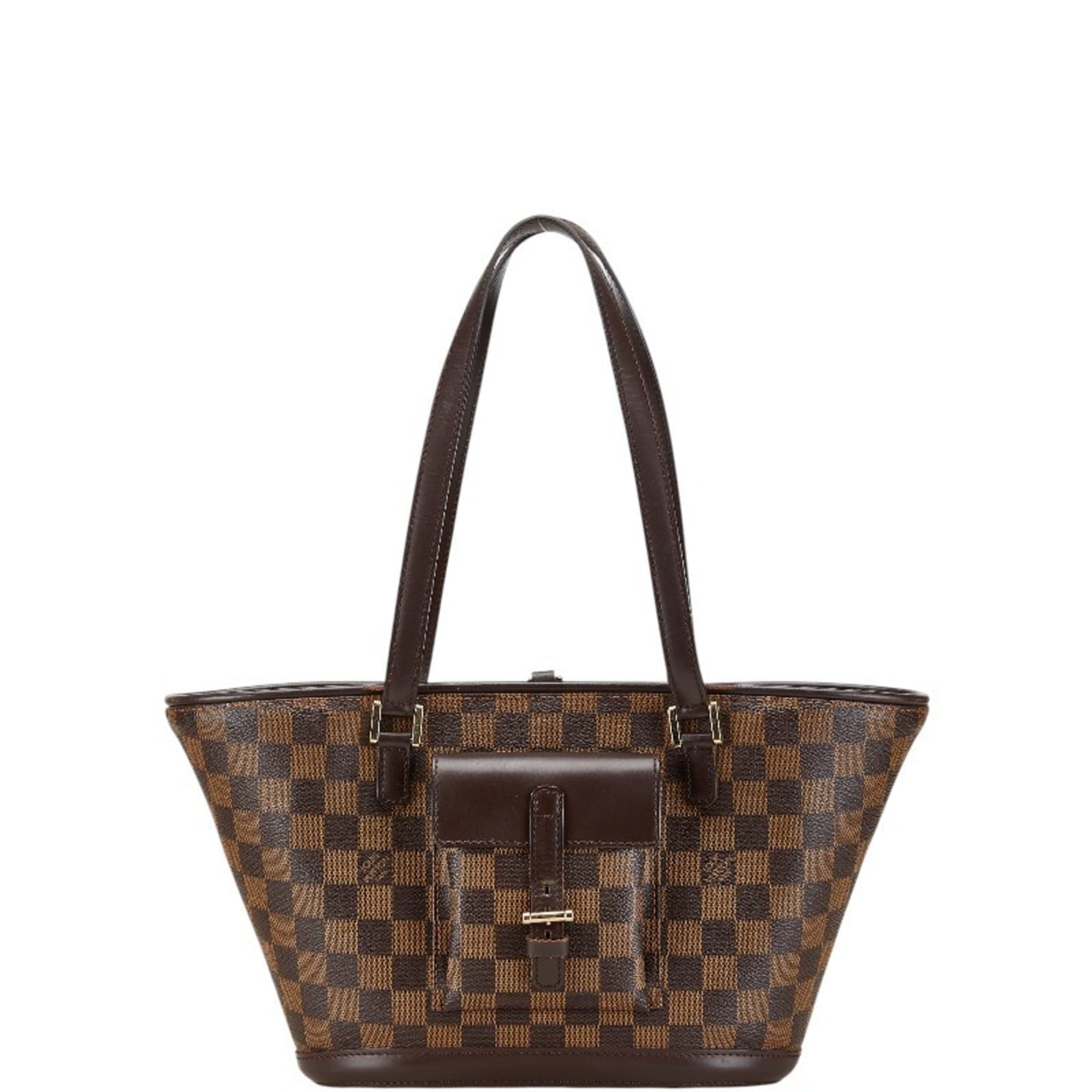 Louis Vuitton Damier Brown Pvc Leather Shoulder Bag Tote Bag (Pre-Owned)
