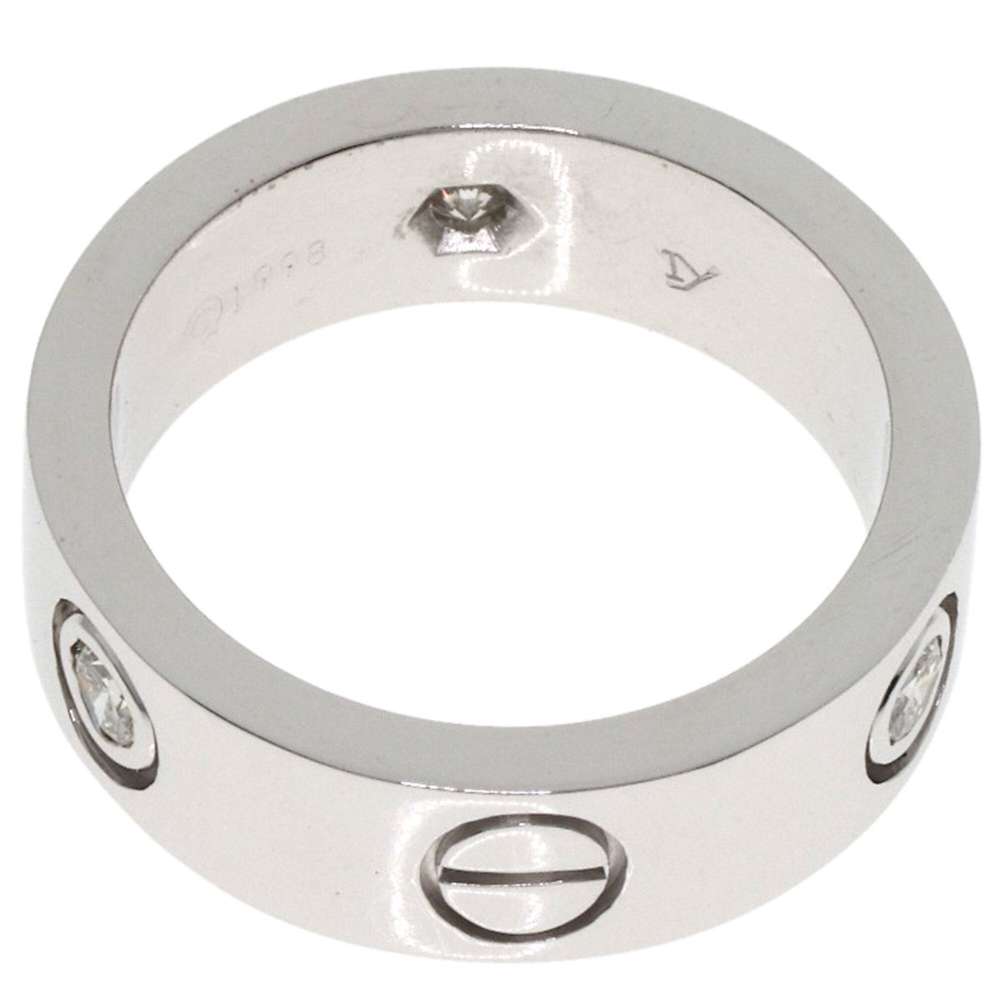Cartier White Gold White Gold (18K) Band Ring (Pre-Owned)
