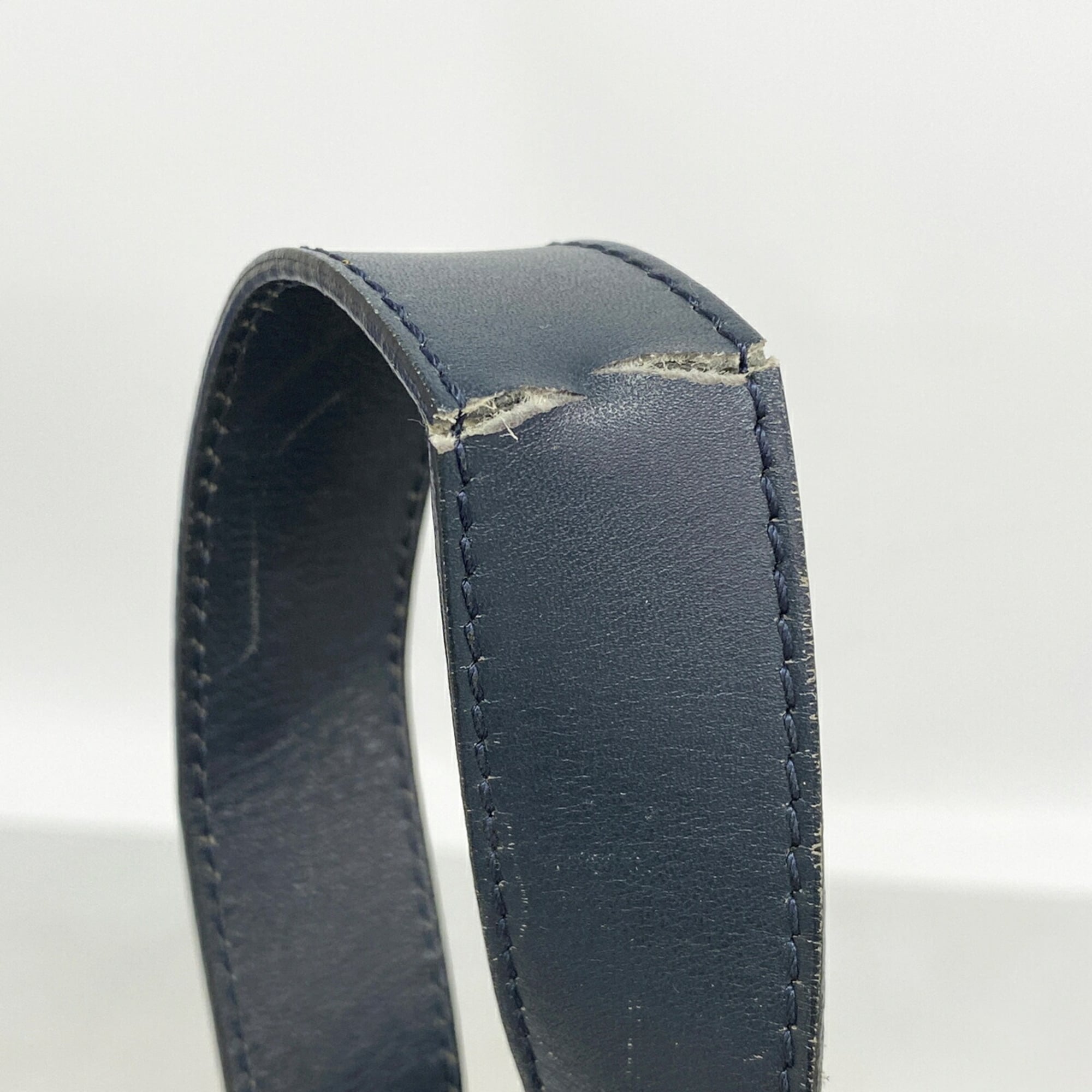 Christian Dior Navy Canvas Shoulder Bag (Pre-Owned)