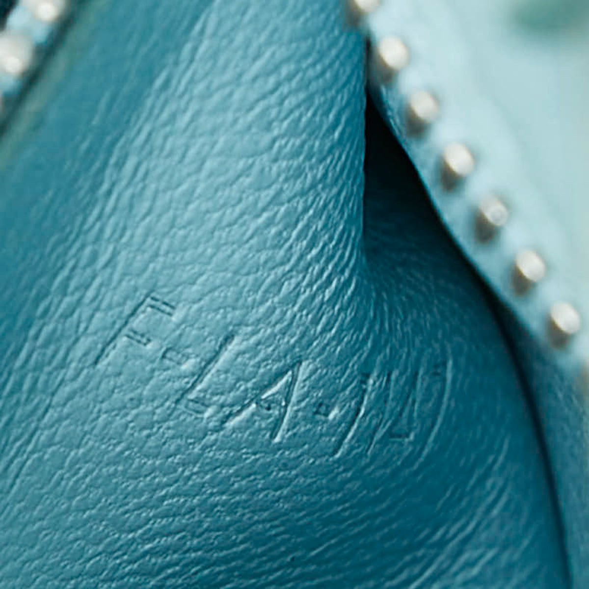 Celine Blue Leather Shoulder Bag (Pre-Owned)