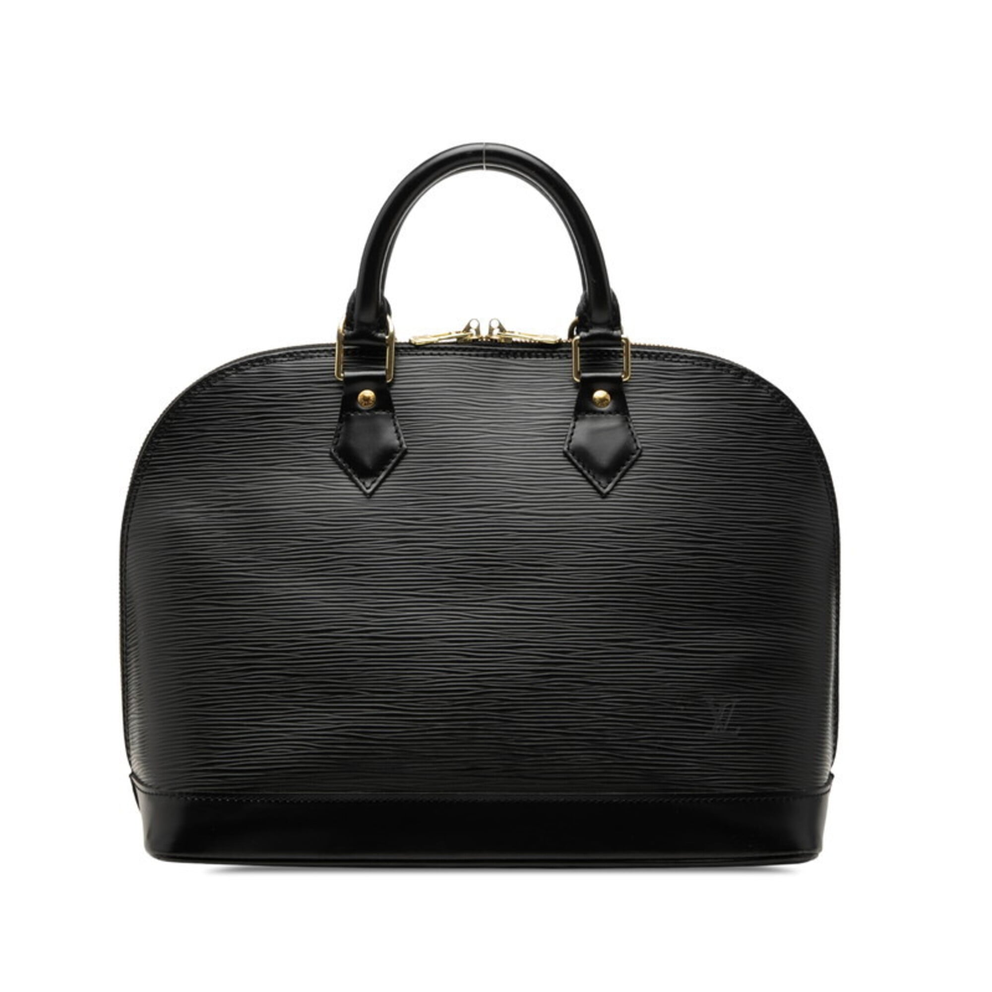 Louis Vuitton Black Noir Leather Handbag (Pre-Owned)