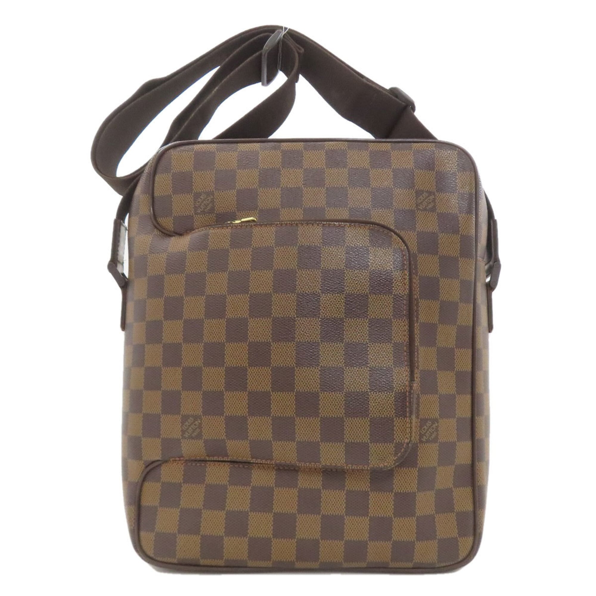 Louis Vuitton Damier Damier Canvas Ebene Damier Canvas Shoulder Bag (Pre-Owned)