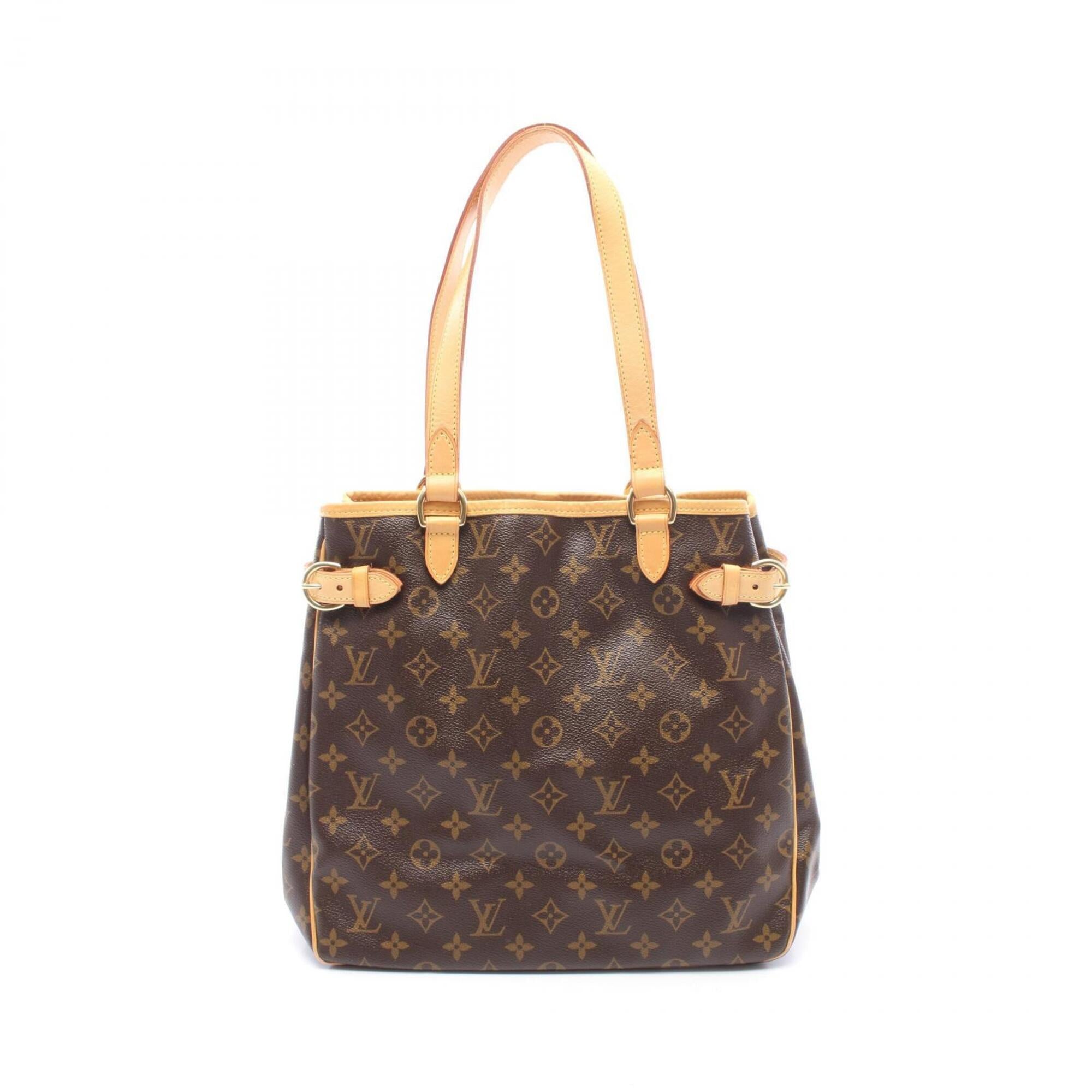 Louis Vuitton Brown Coated Canvas Pvc Monogram Leather Handbag Tote Bag (Pre-Owned)