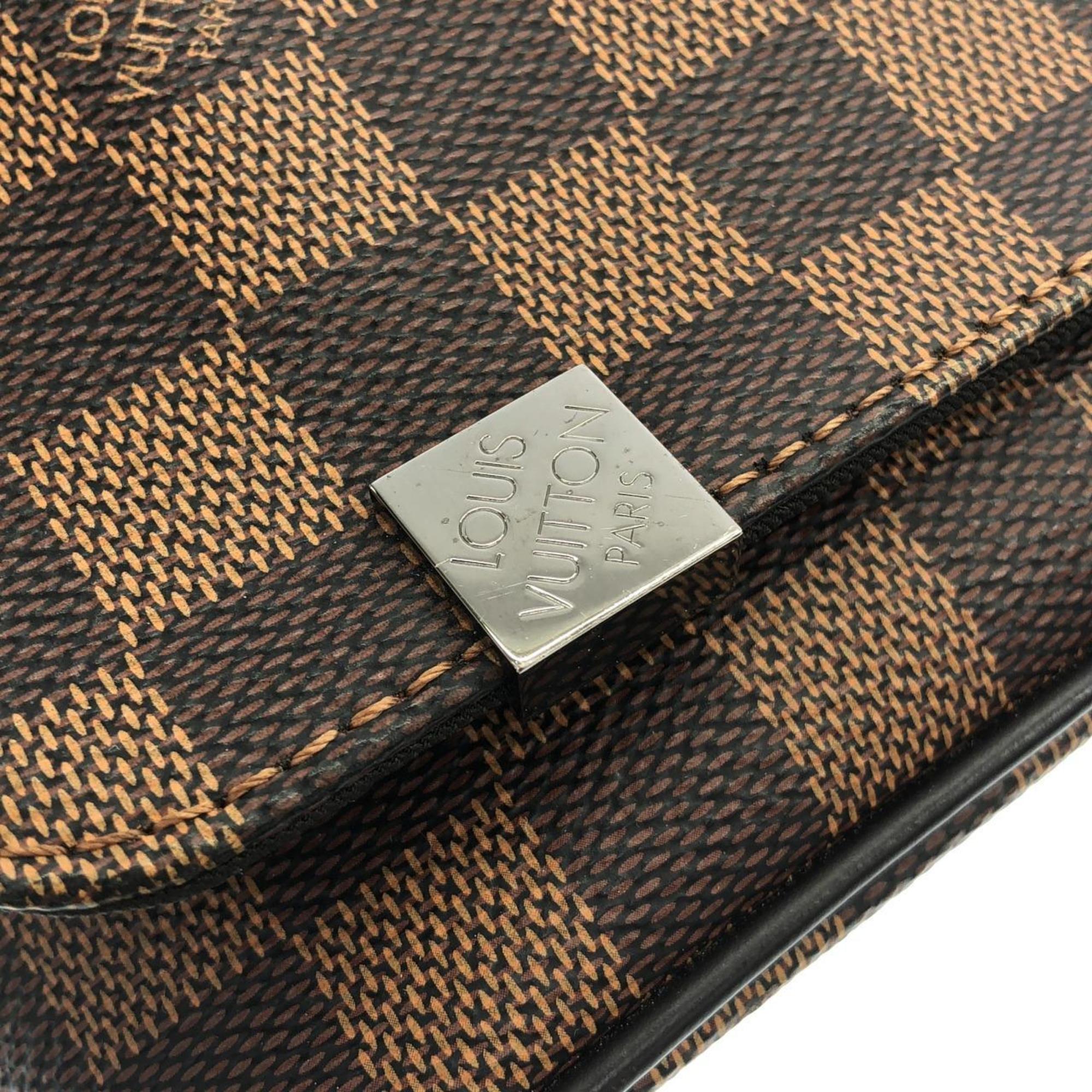 Louis Vuitton Ebene Coated Canvas Shoulder Bag (Pre-Owned)