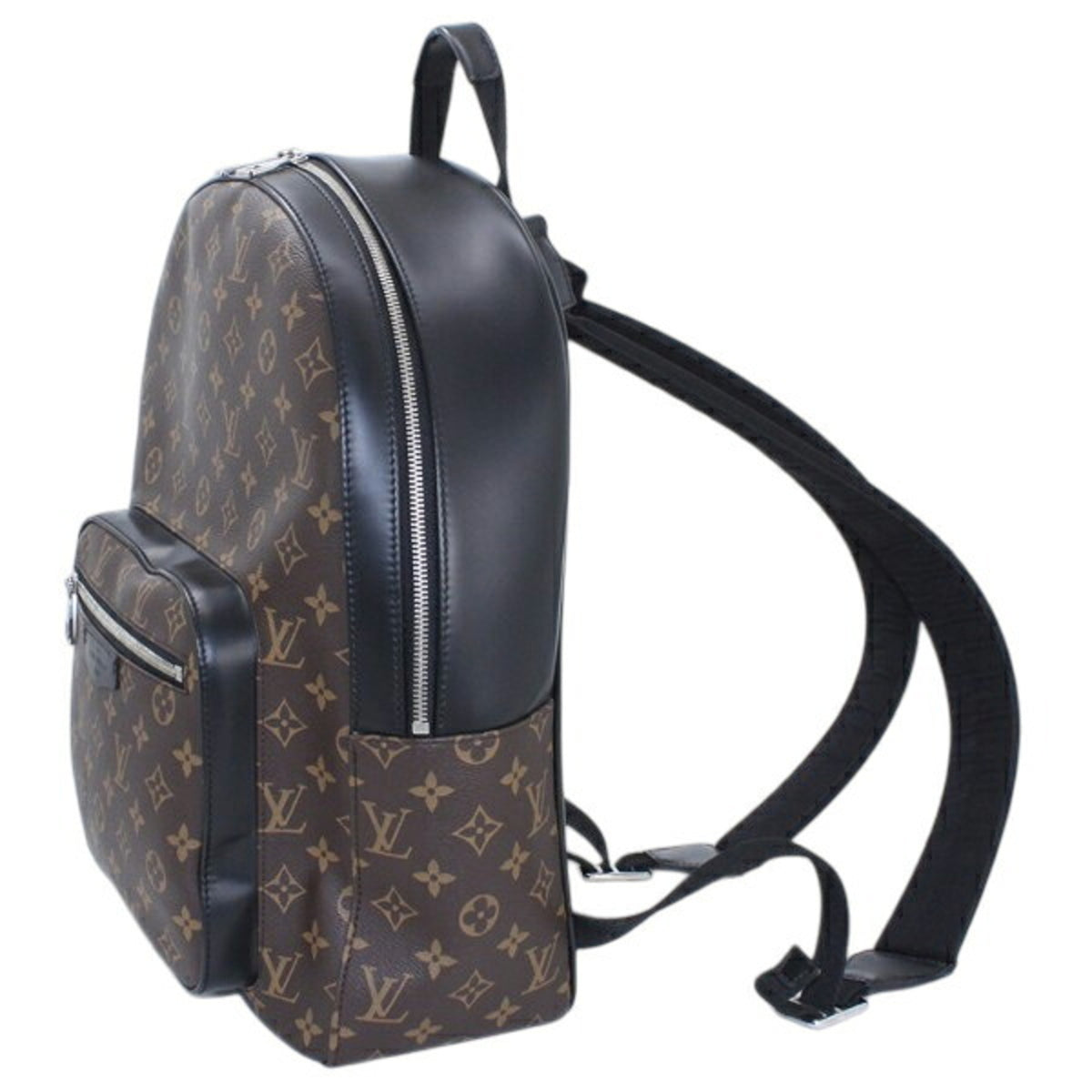 Louis Vuitton Monogram Macassar Black Brown Monogram Leather Backpack (Pre-Owned)