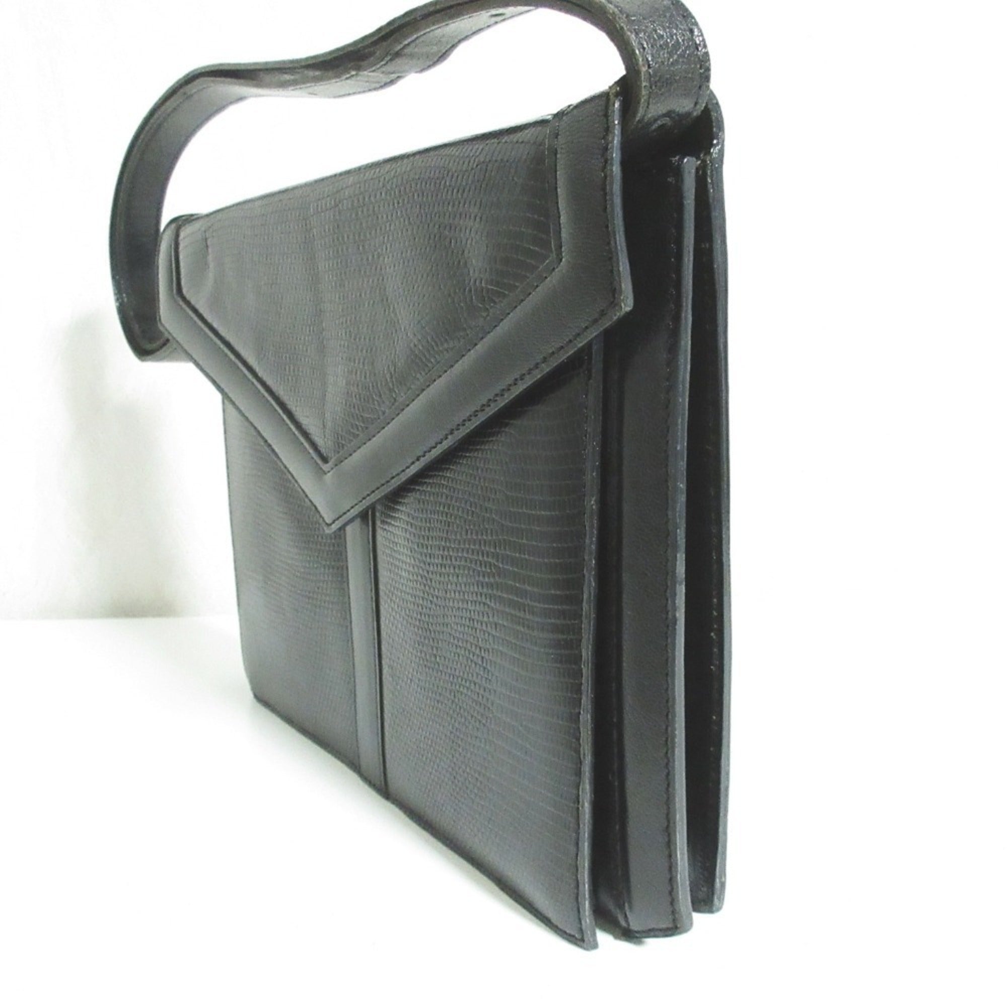 Yves Saint Laurent Black Leather Handbag (Pre-Owned)