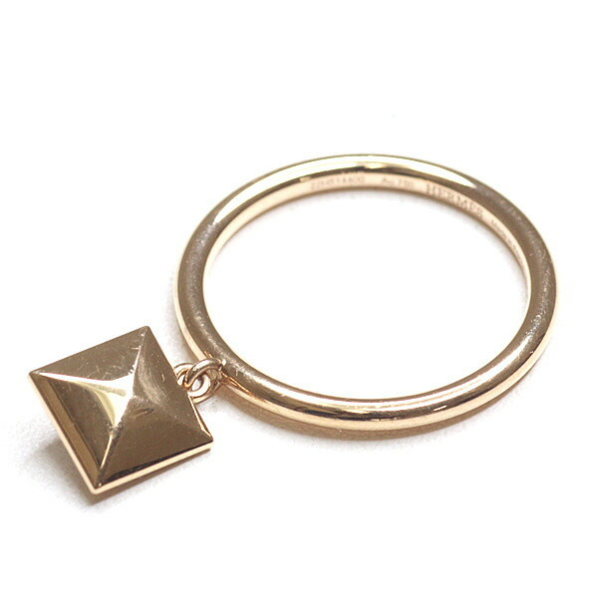 Hermes Pink Gold Pink Gold (18K) Band Ring (Pre-Owned)