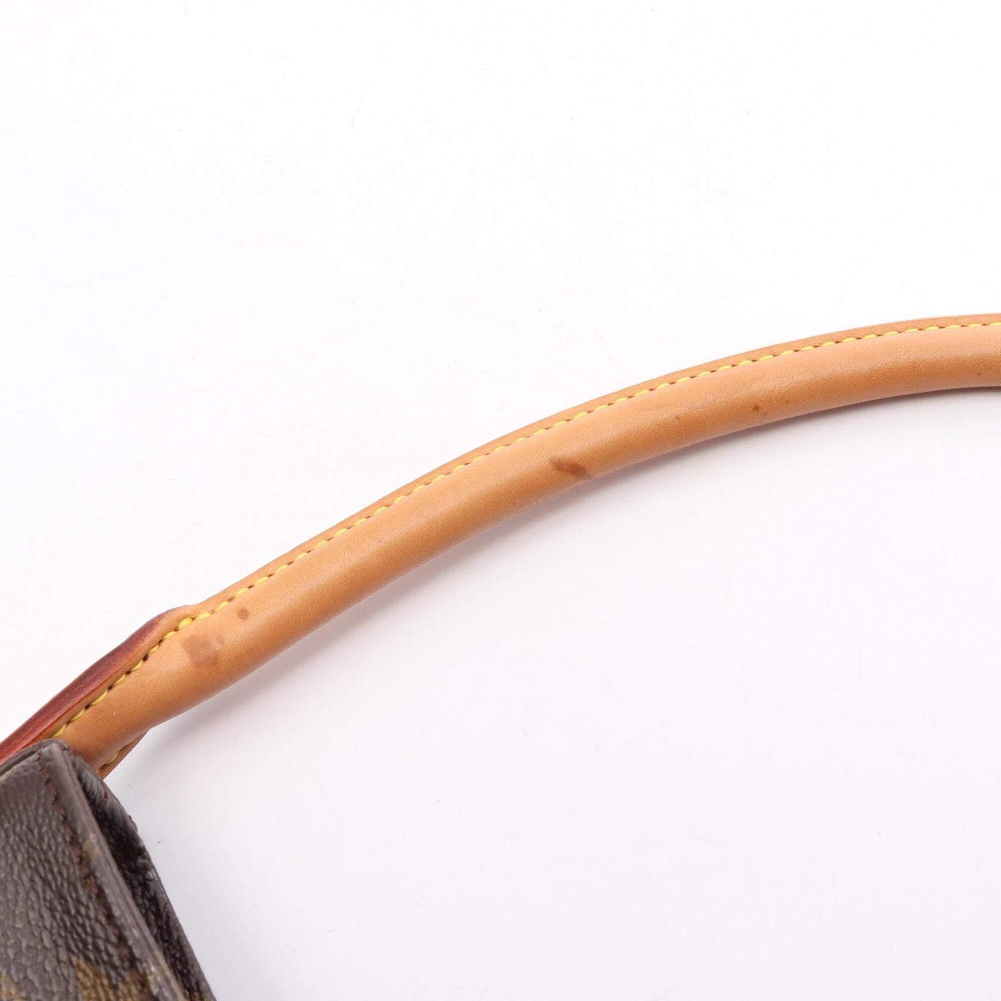 Louis Vuitton Brown Pvc Leather Handbag Shoulder Bag (Pre-Owned)
