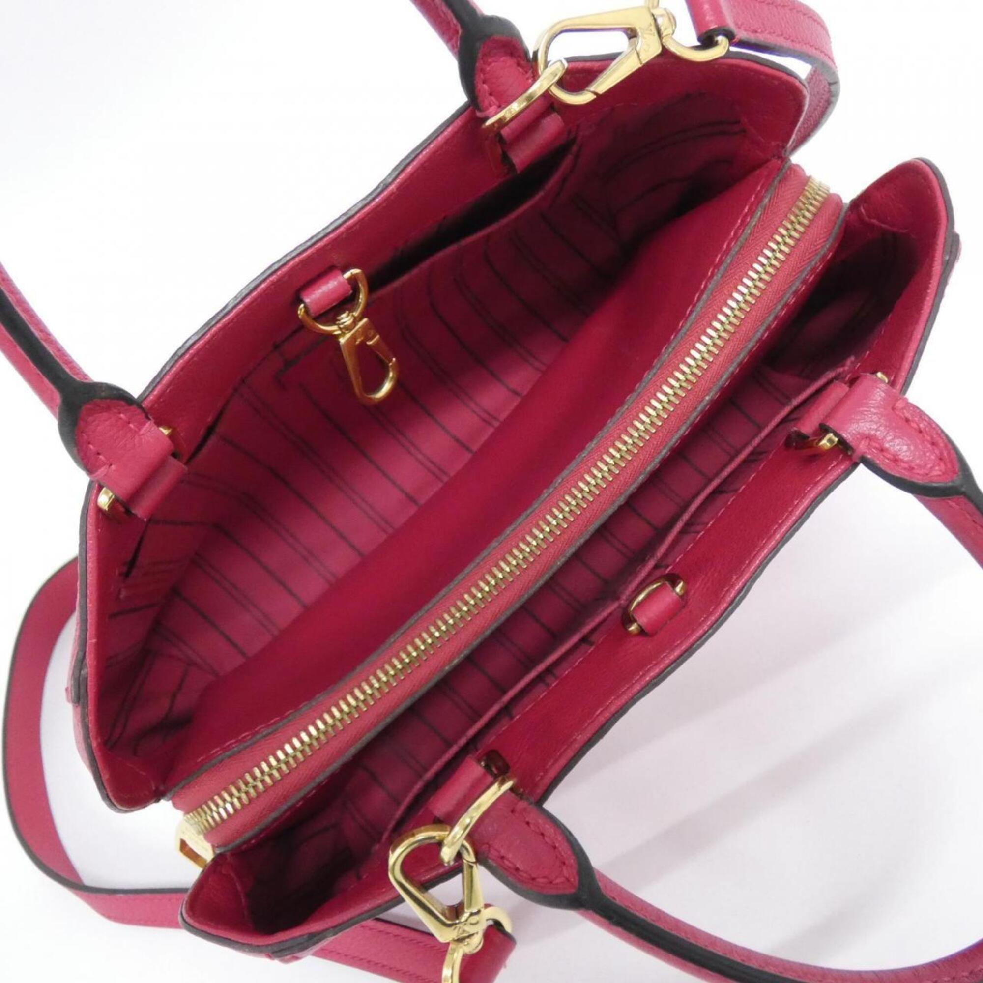 Louis Vuitton Monogram Empreinte Freesia Leather Handbag (Pre-Owned)