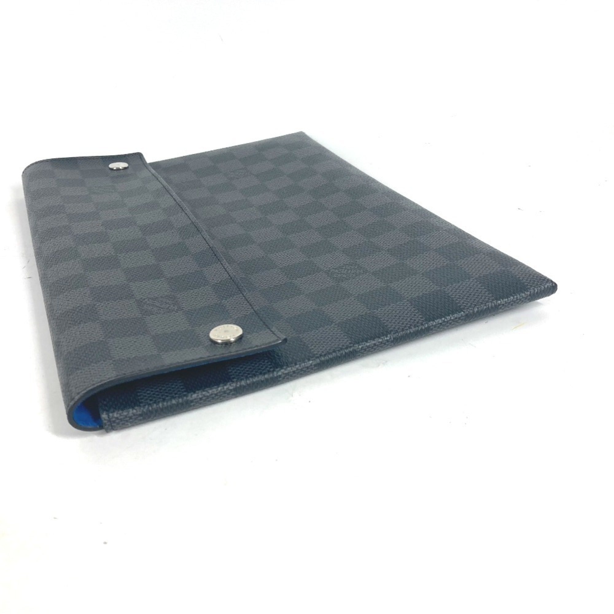 Louis Vuitton Black Damier Graphite Clutch Bag Pouch (Pre-Owned)