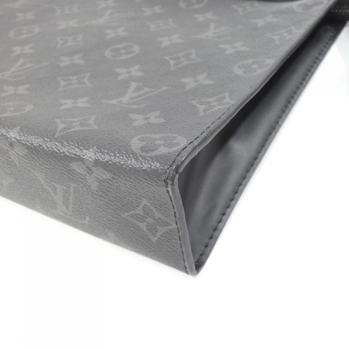 Louis Vuitton Monogram Eclipse Black Monogram Eclipse Monogram Eclipse Clutch Bag Handbag Pochette (Pre-Owned)