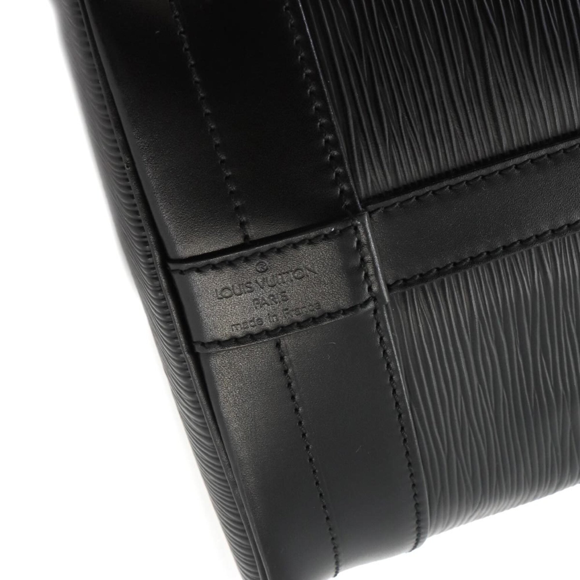 Louis Vuitton Epi Noir Epi Leather Handbag Shoulder Bag (Pre-Owned)