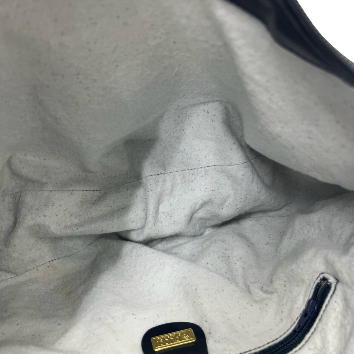 Gucci Navy Leather Pvc Shoulder Bag (Pre-Owned)