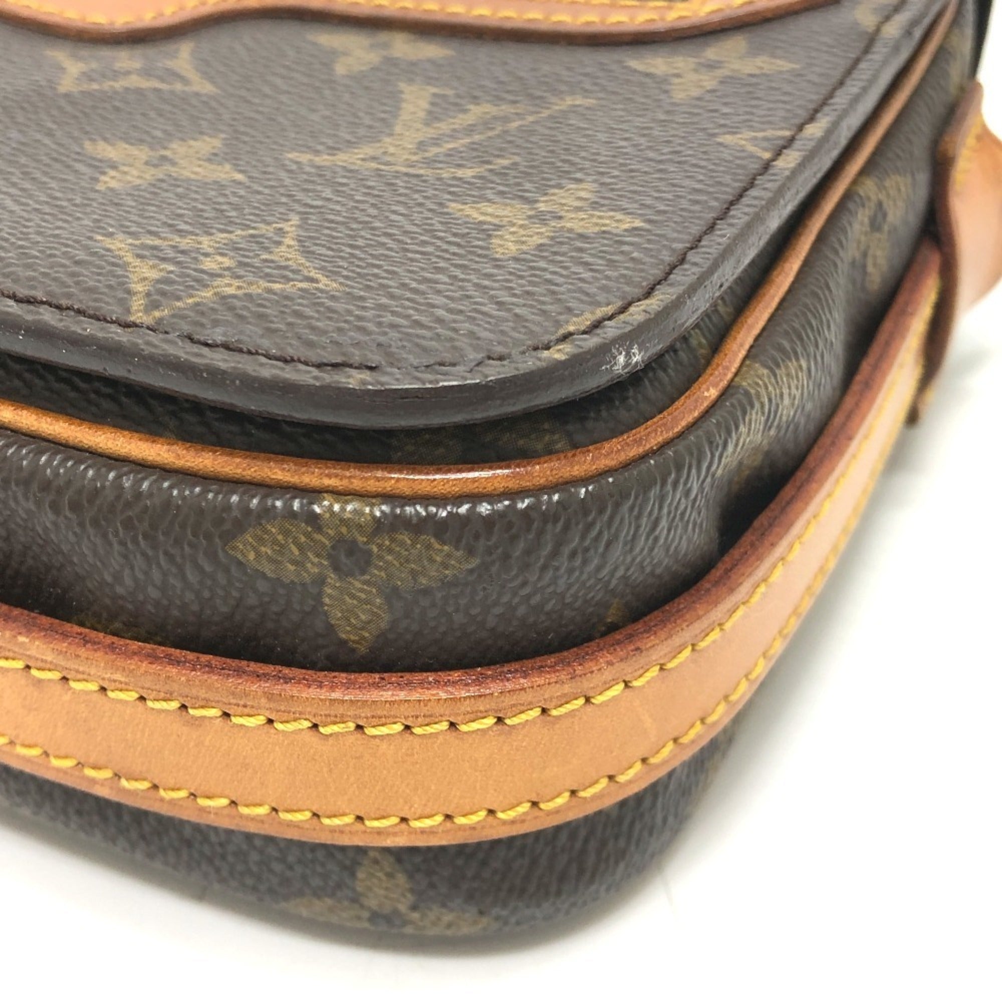 Louis Vuitton Brown Monogram Canvas Pochette Shoulder Bag (Pre-Owned)
