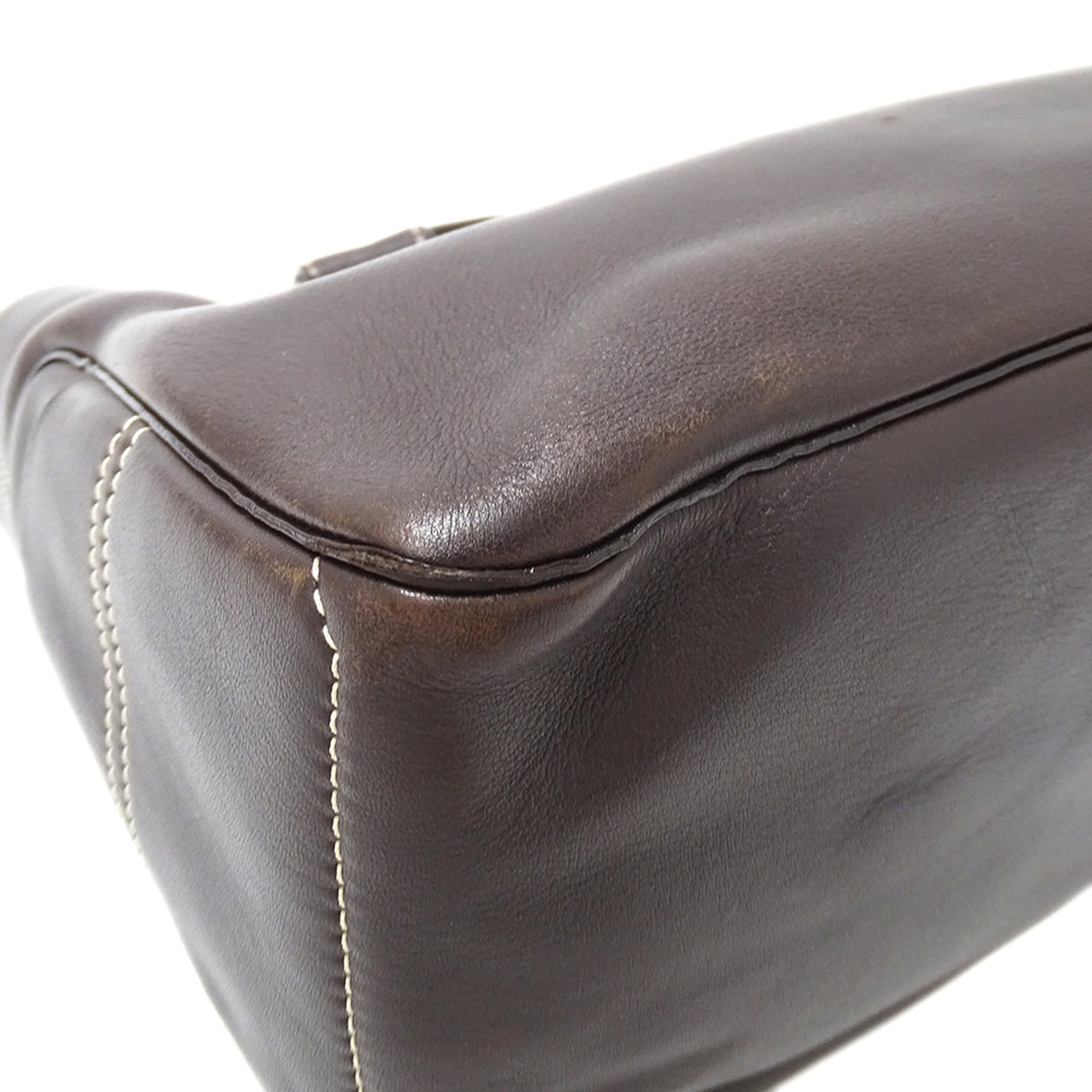 Celine Dark Brown Leather Handbag (Pre-Owned)