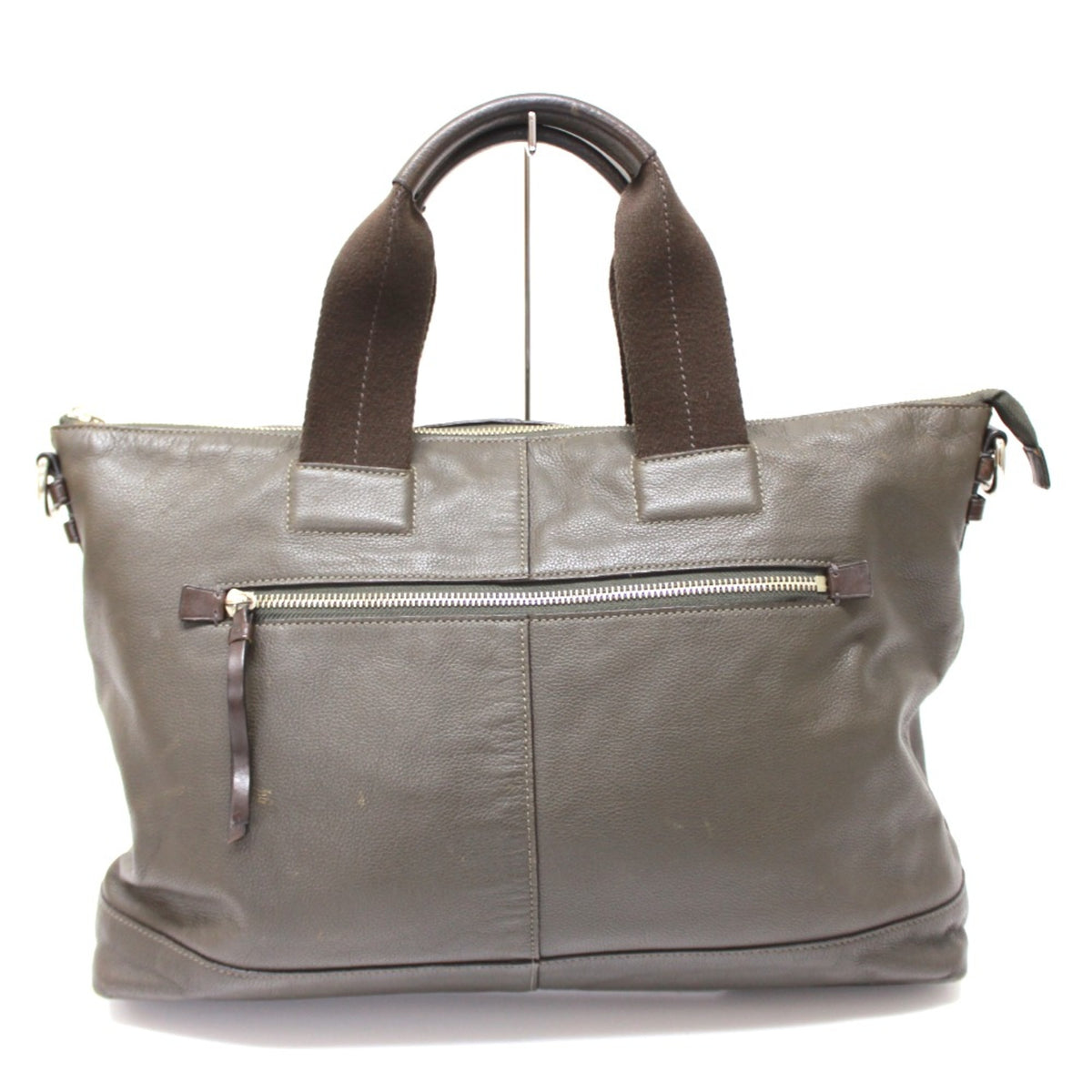 Coach Green Leather Tote Bag (Pre-Owned)
