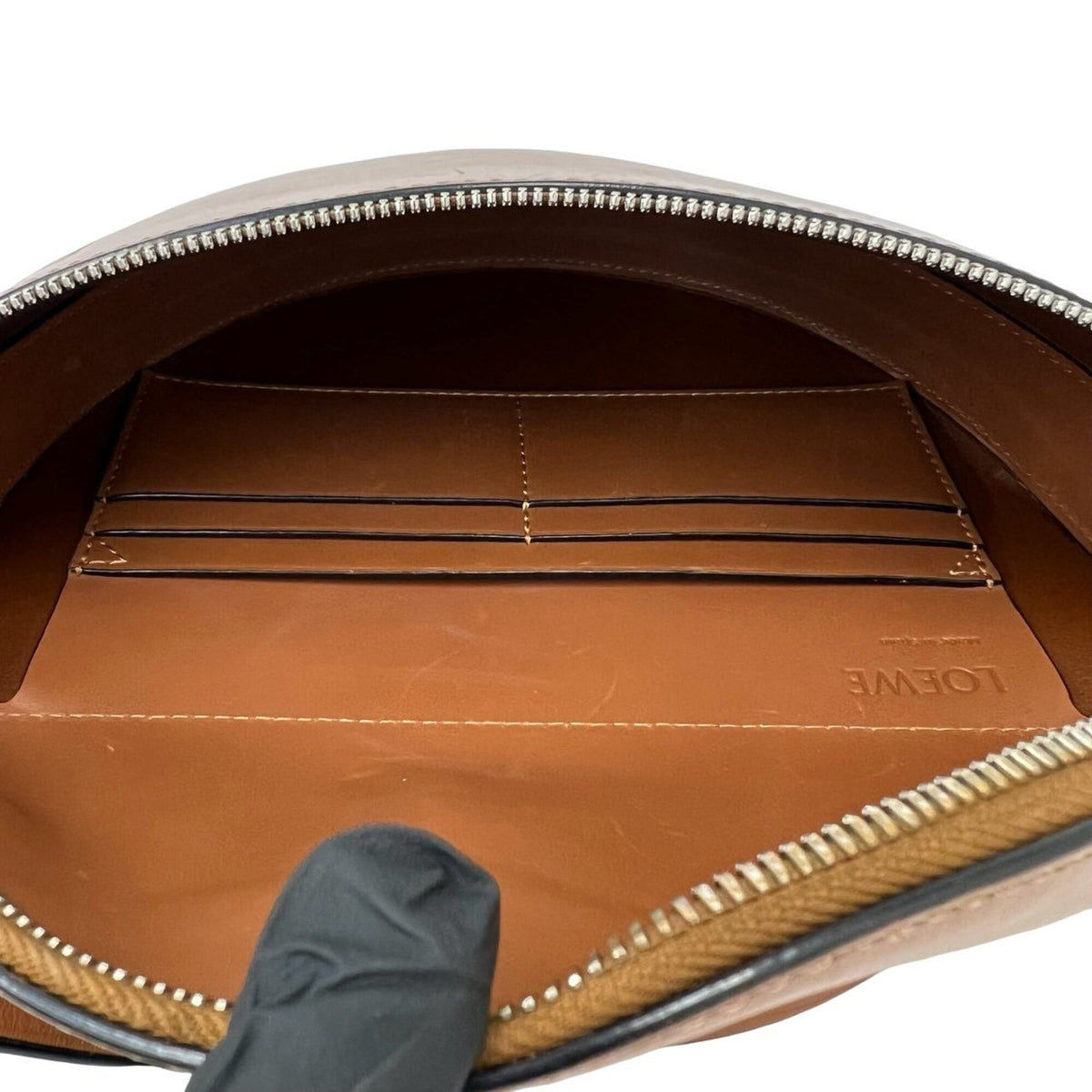 Loewe Brown Leather Pochette Shoulder Bag Sling Bag (Pre-Owned)