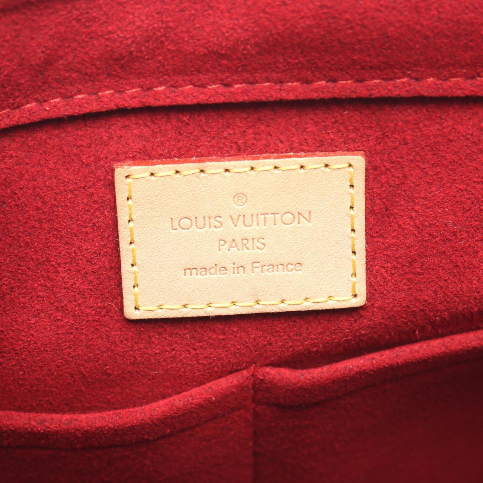 Louis Vuitton Brown Monogram Coated Canvas Handbag Shoulder Bag (Pre-Owned)