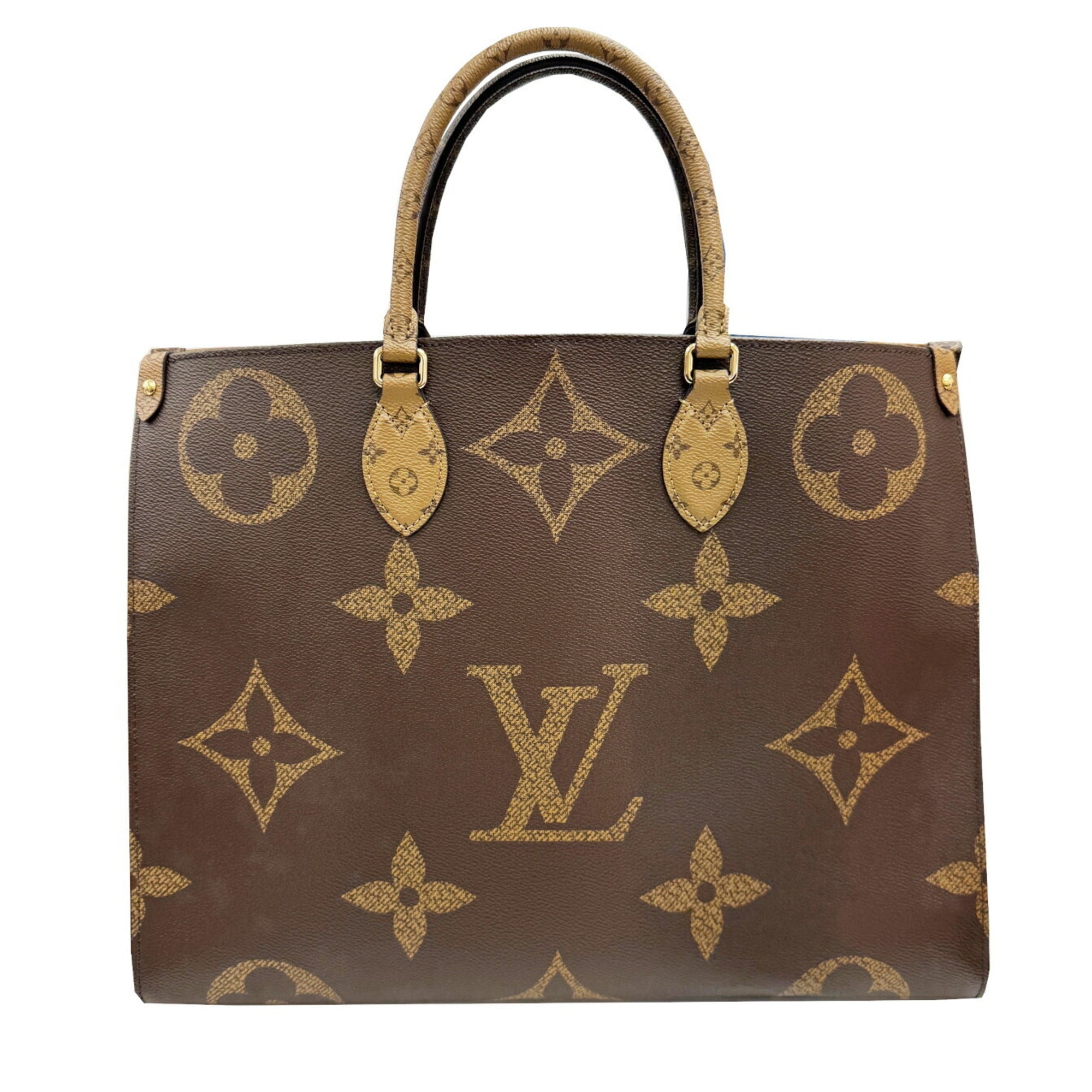 Louis Vuitton Brown Monogram Monogram Reverse Monogram Monogram Reverse Tote Bag (Pre-Owned)