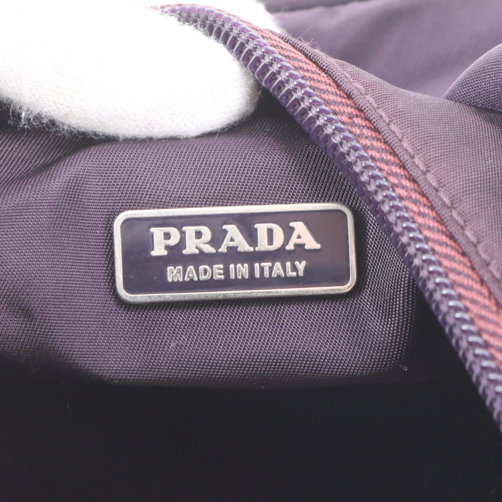 Prada Purple Handbag Shoulder Bag (Pre-Owned)