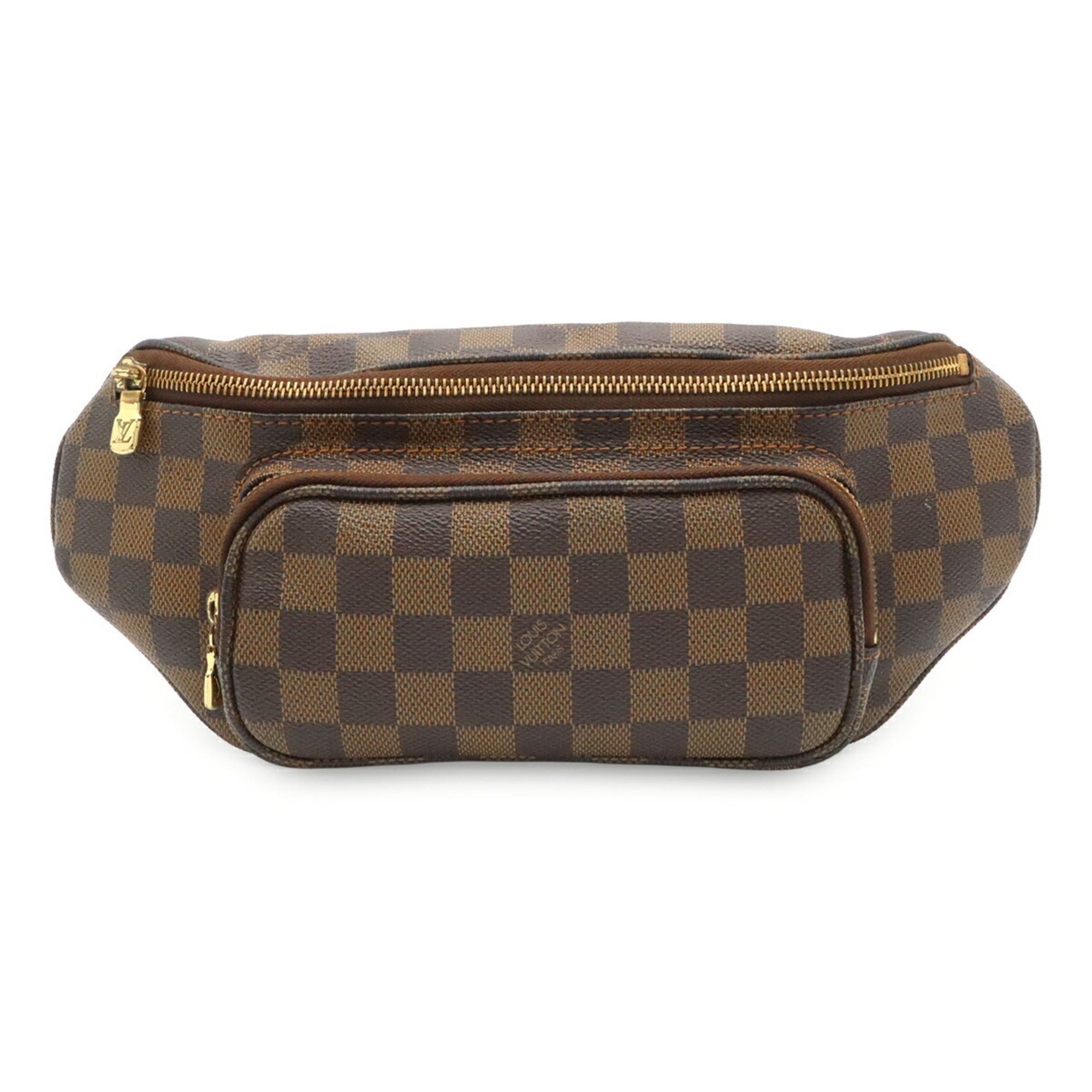 Louis Vuitton Brown Damier Canvas White Damier Canvas Fanny Pack Pouch (Pre-Owned)