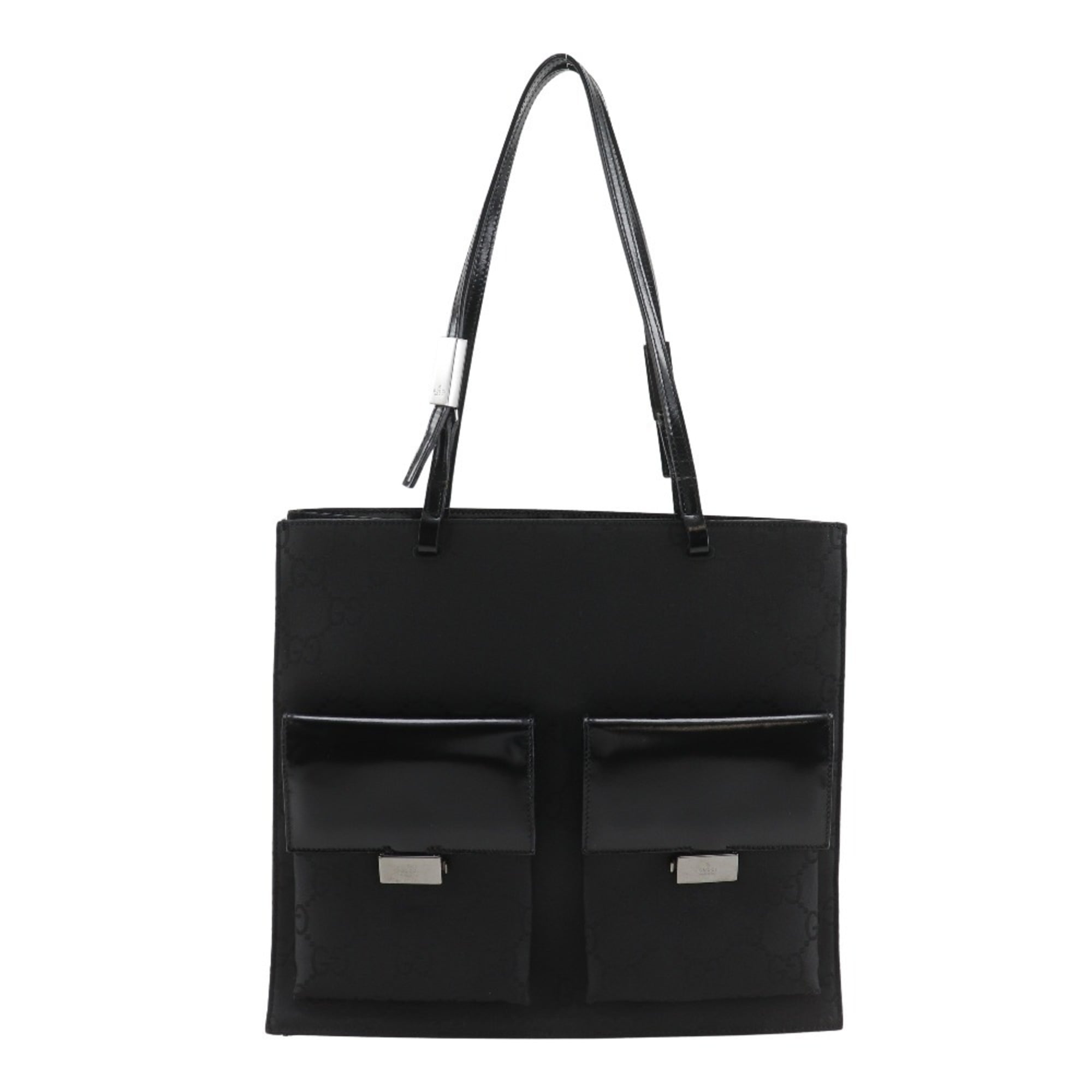 Gucci Black Gg Canvas Tote Bag (Pre-Owned)