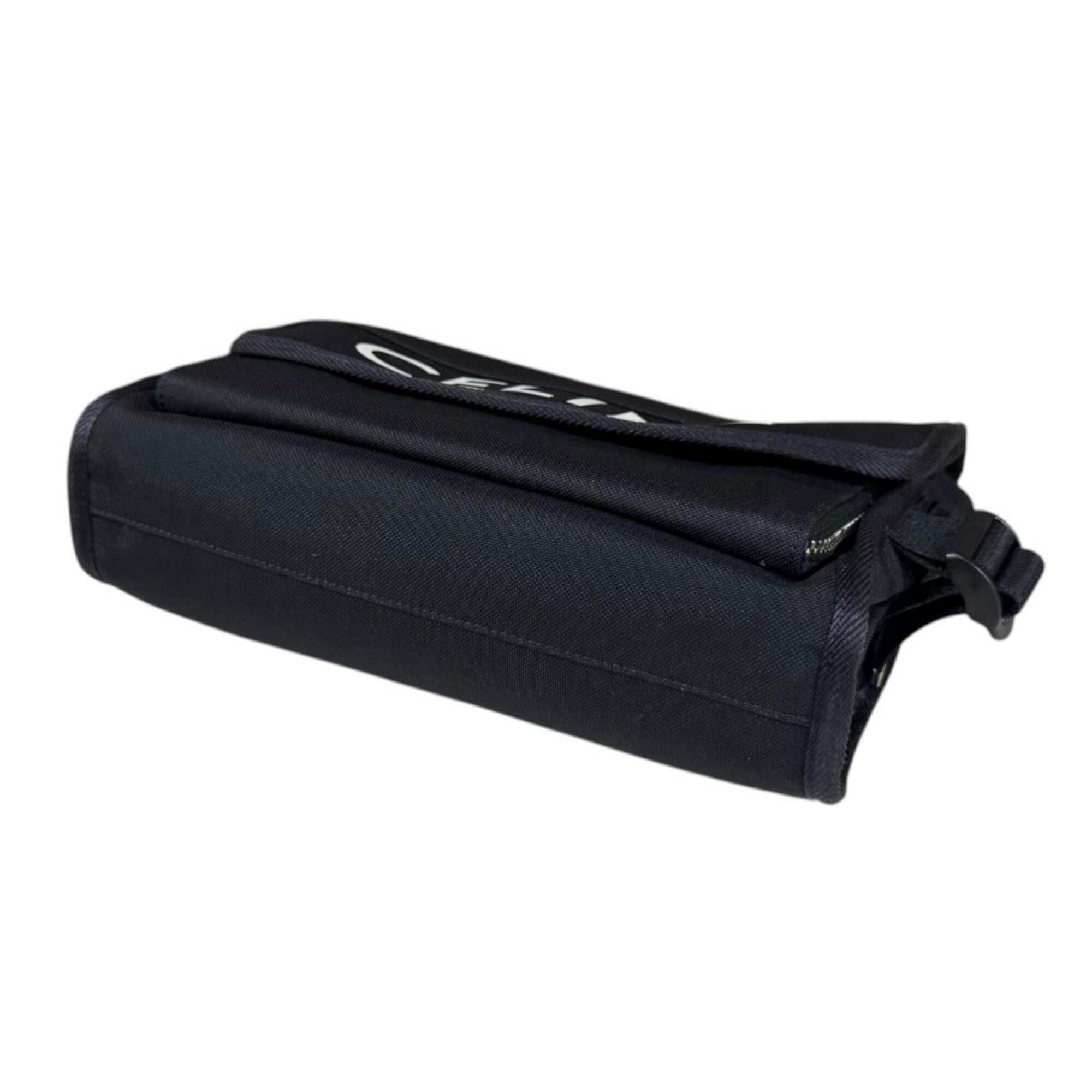 Celine Black Nylon Messenger Bag Shoulder Bag (Pre-Owned)