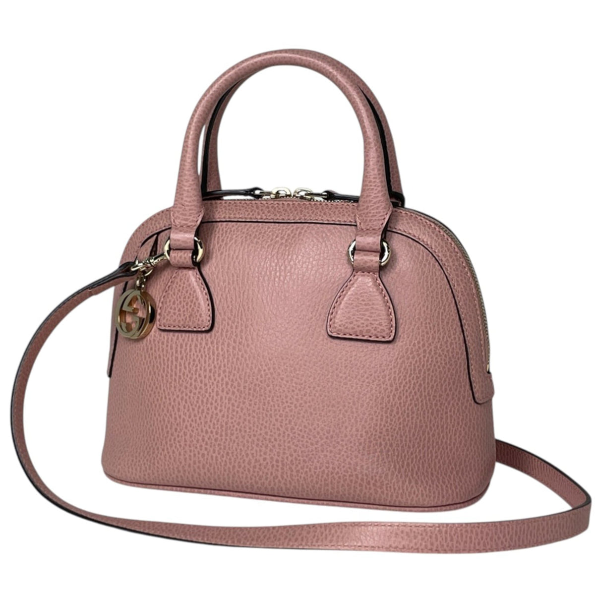 Gucci Pink Leather Handbag (Pre-Owned)