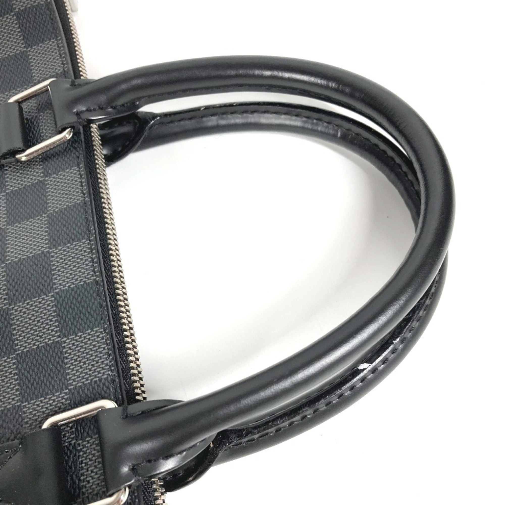 Louis Vuitton Black Damier Graphite Briefcase Handbag Shoulder Bag (Pre-Owned)